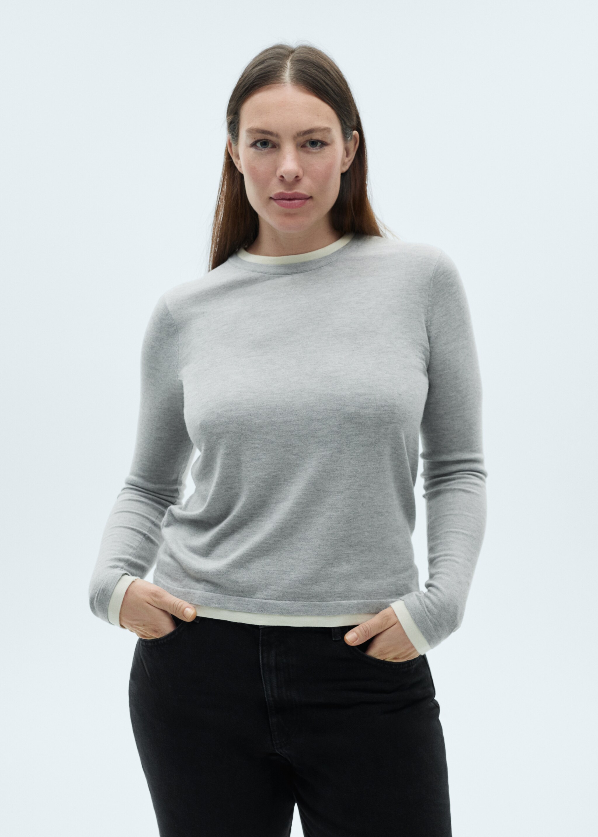 Jean Matilda droit taille normale - Détail de l'article 5, Black denim. Ref: 87020450-00.