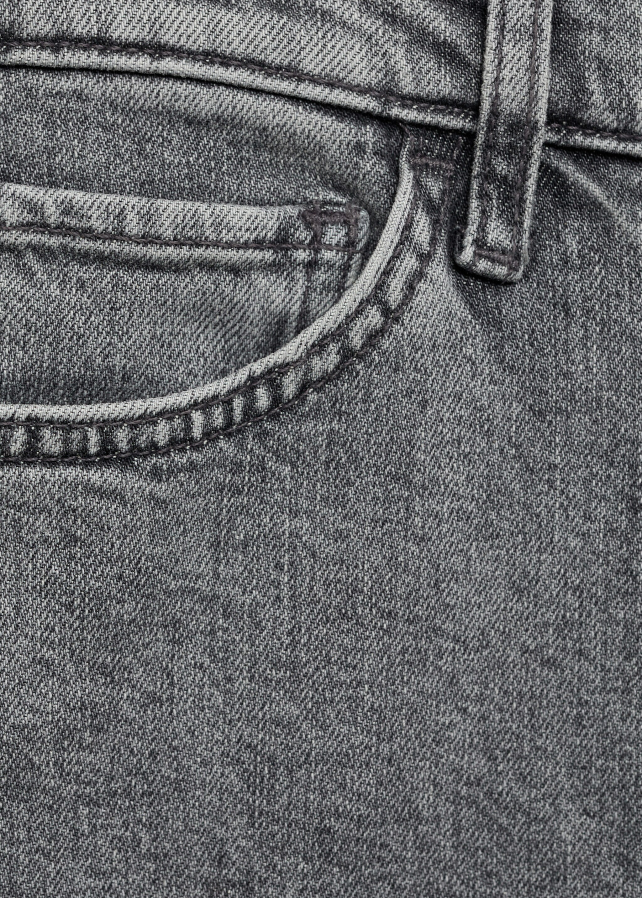 Claudia slim-fit cropped jeans - Details of the article 8, Open Grey. Ref: 87020451-00.