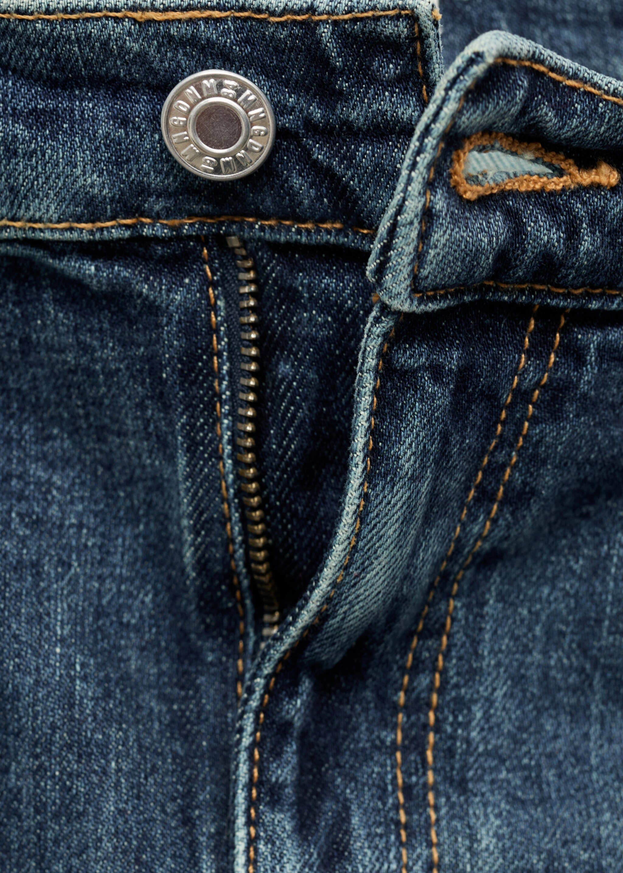 Claudia slim-fit cropped jeans - Details of the article 0, Dark Blue. Ref: 87020452-00.