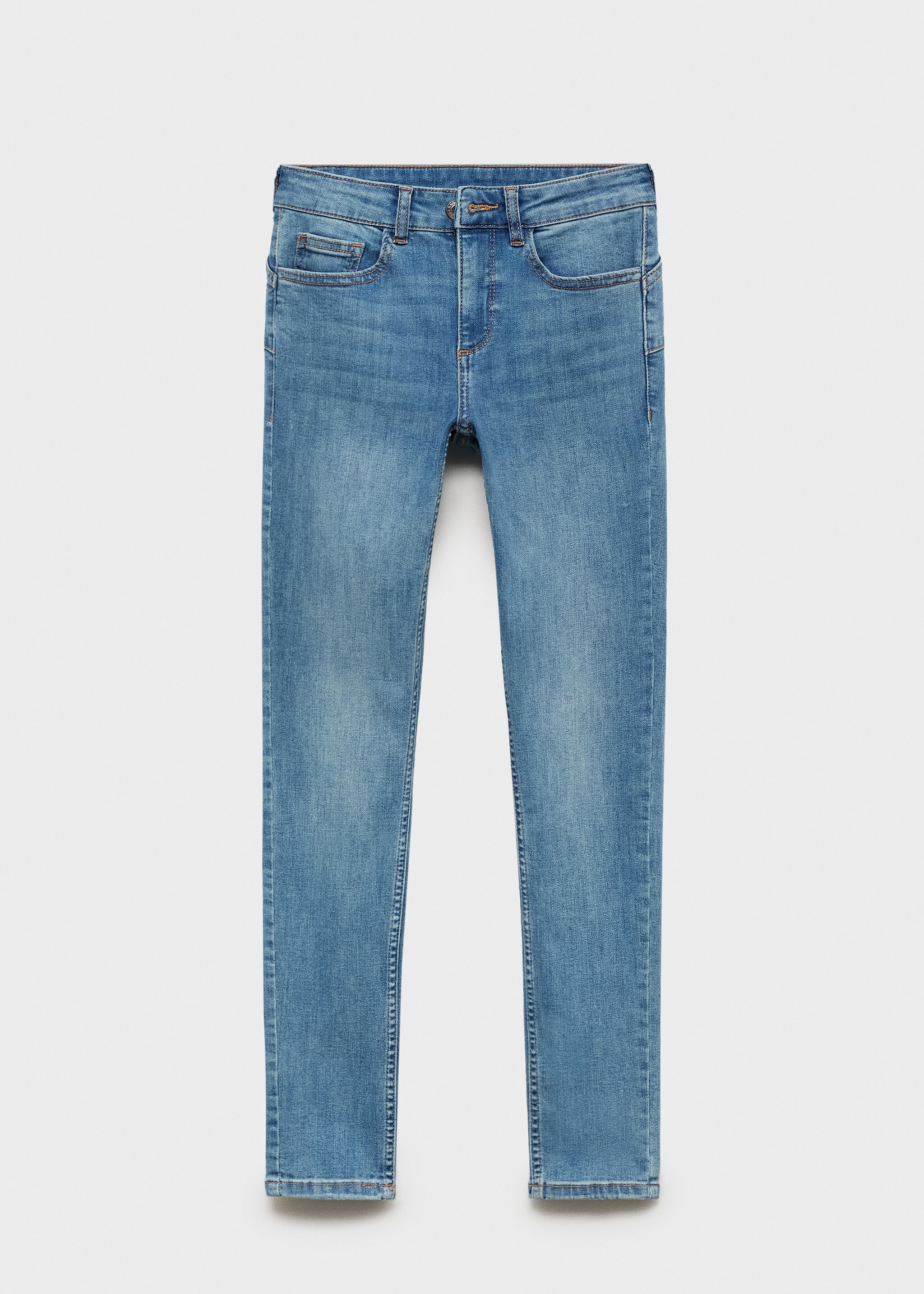 Push-up low-rise skinny jeans - Article without model, Medium Blue. Ref: 87020454-00.