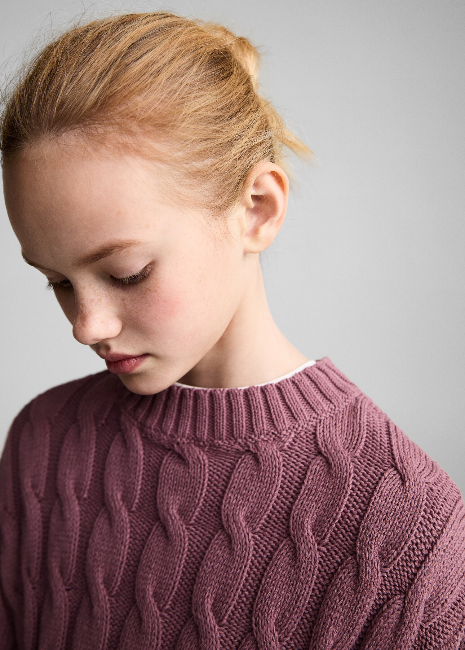 Pullover mit Zopfmuster - Detail des Artikels 1