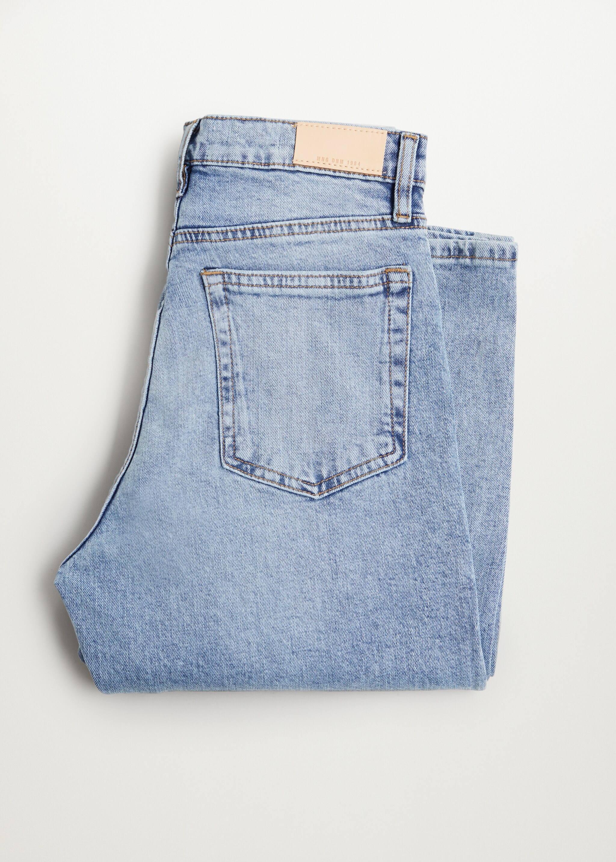 Ankle-length straight-fit jeans - Details of the article 8