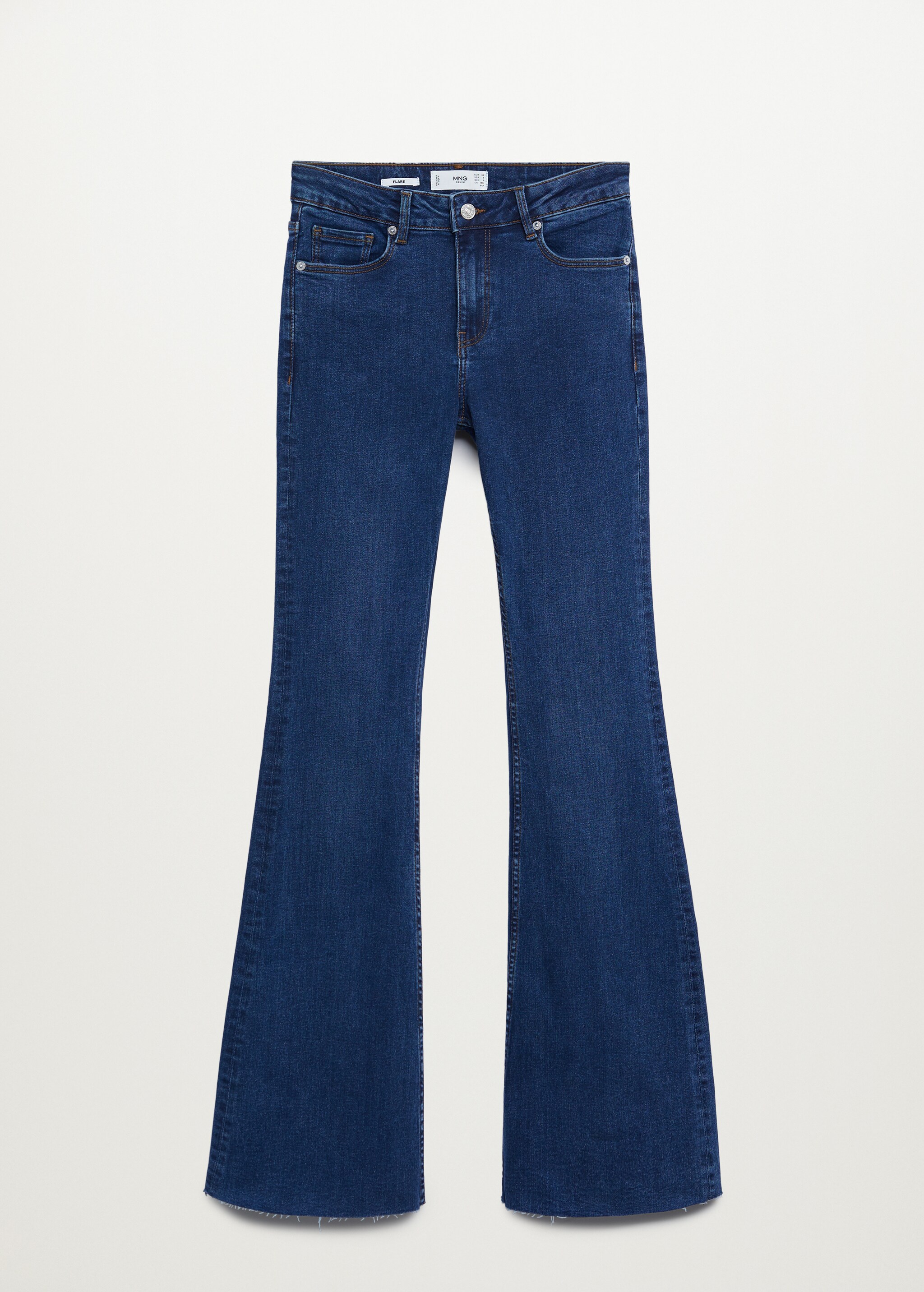 Jeans Flare tiro medio - Artículo sin modelo