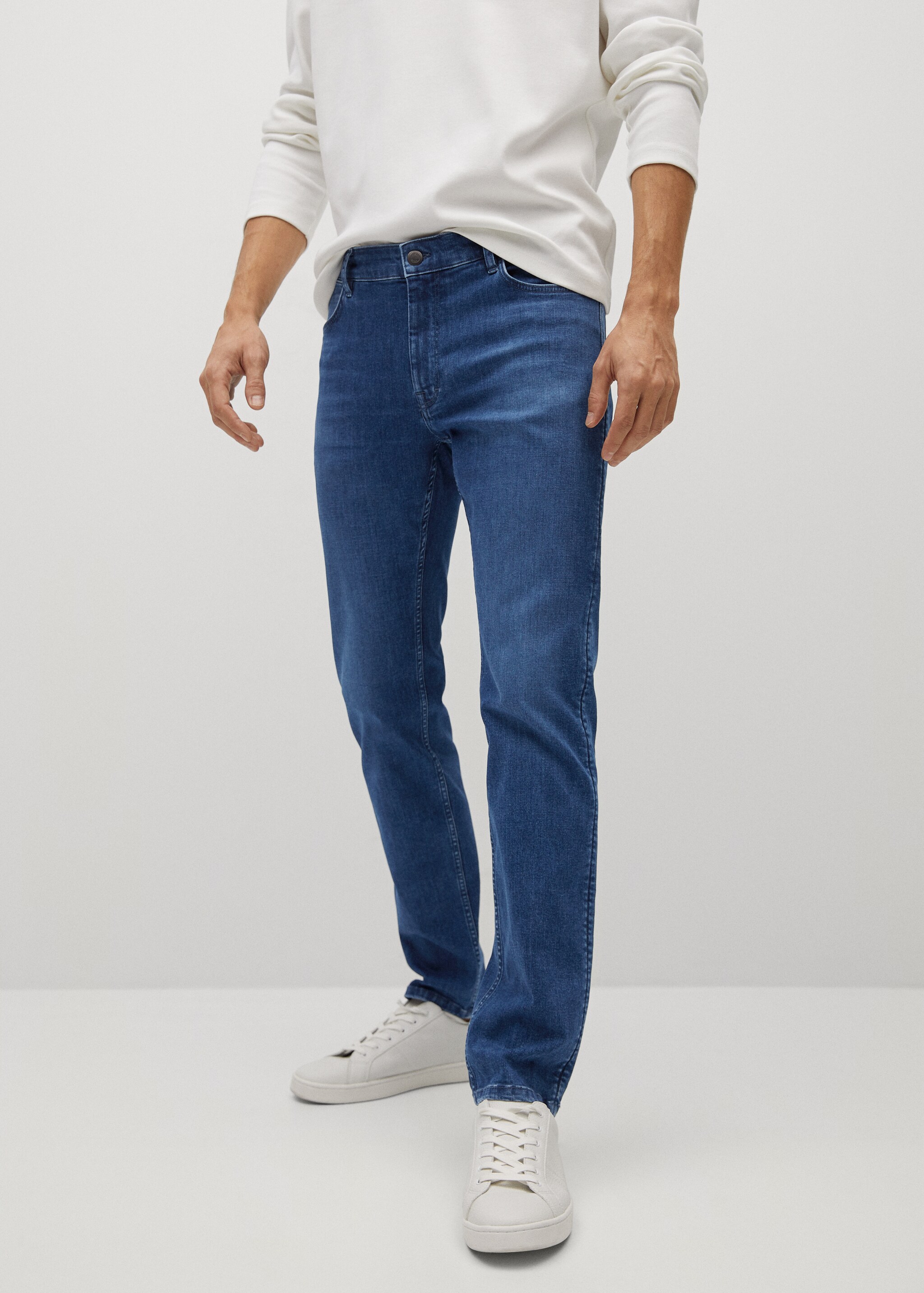 Slim fit Ultra Soft Touch Patrick jeans - Medium plane