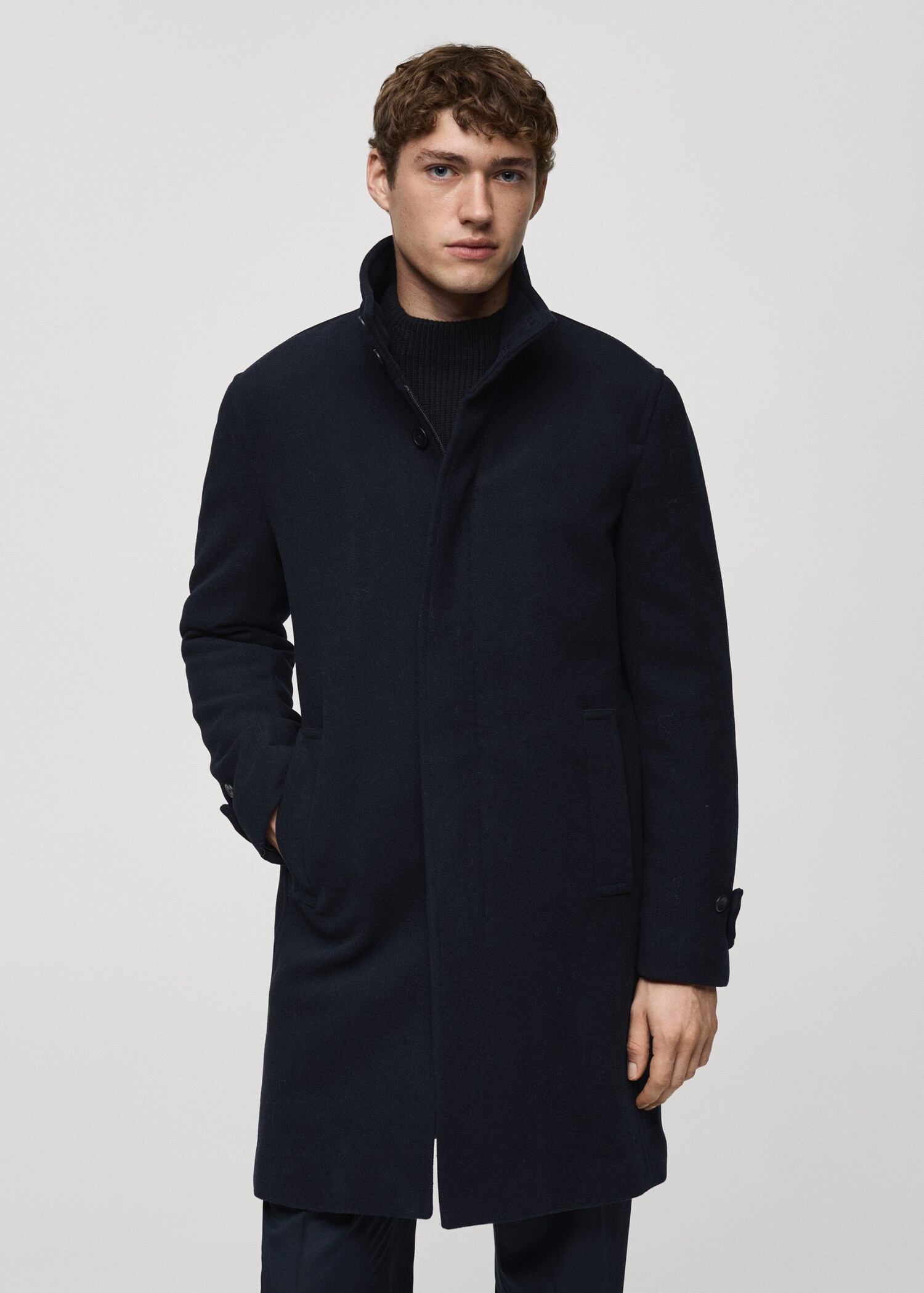 Quilted wool inner coat - Medium plane