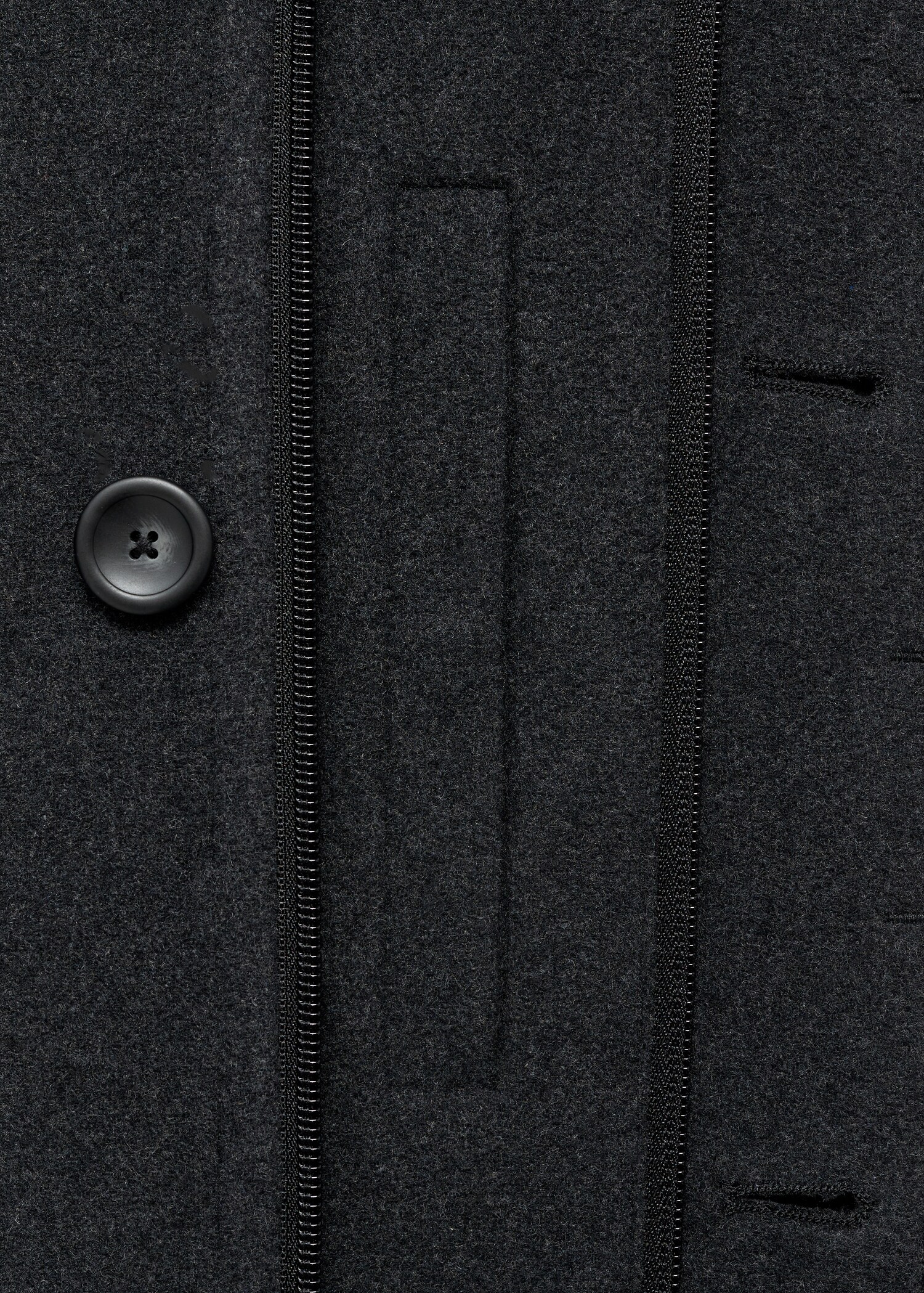 Quilted wool inner coat - Details of the article 0