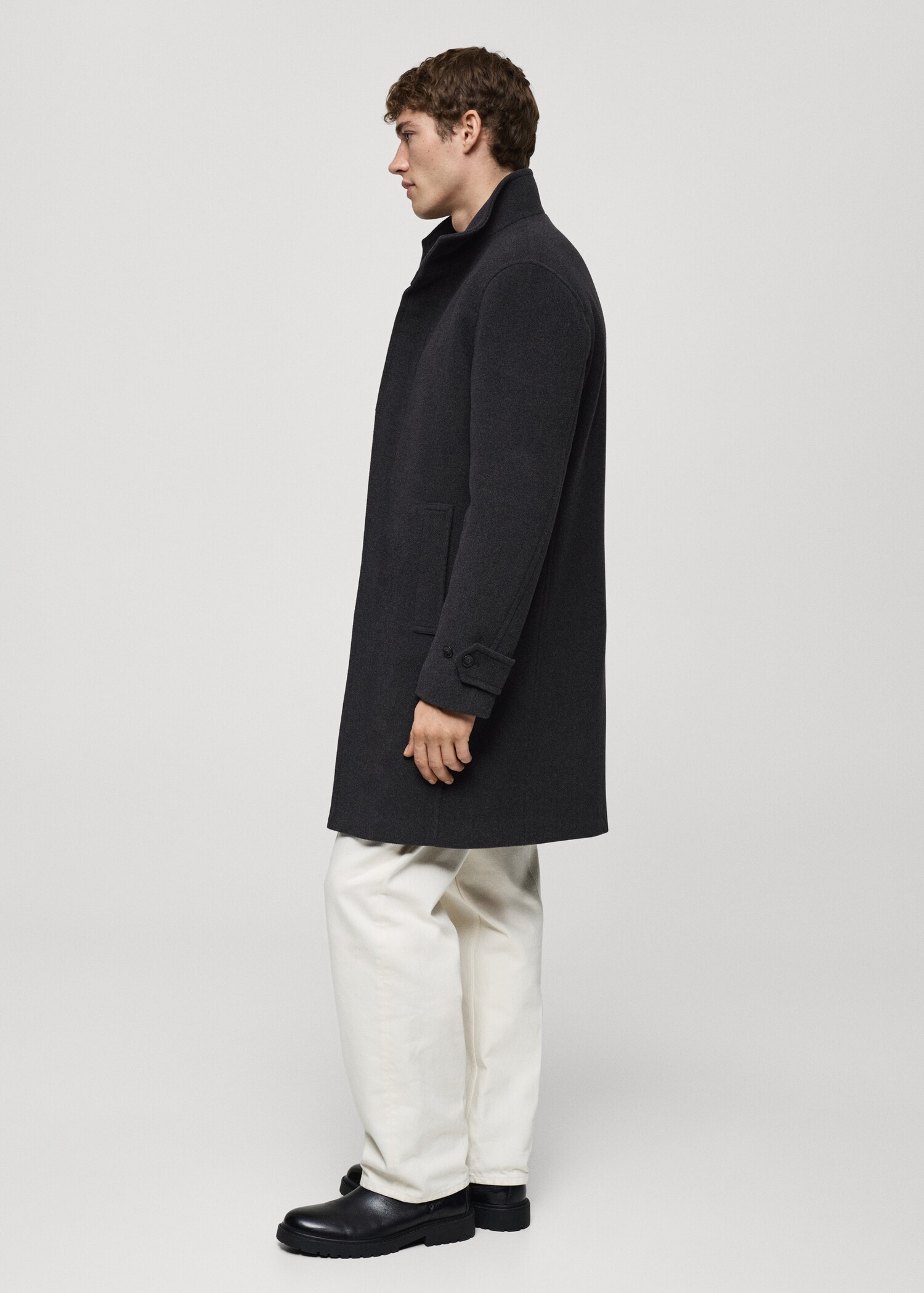 Quilted wool inner coat - Details of the article 2
