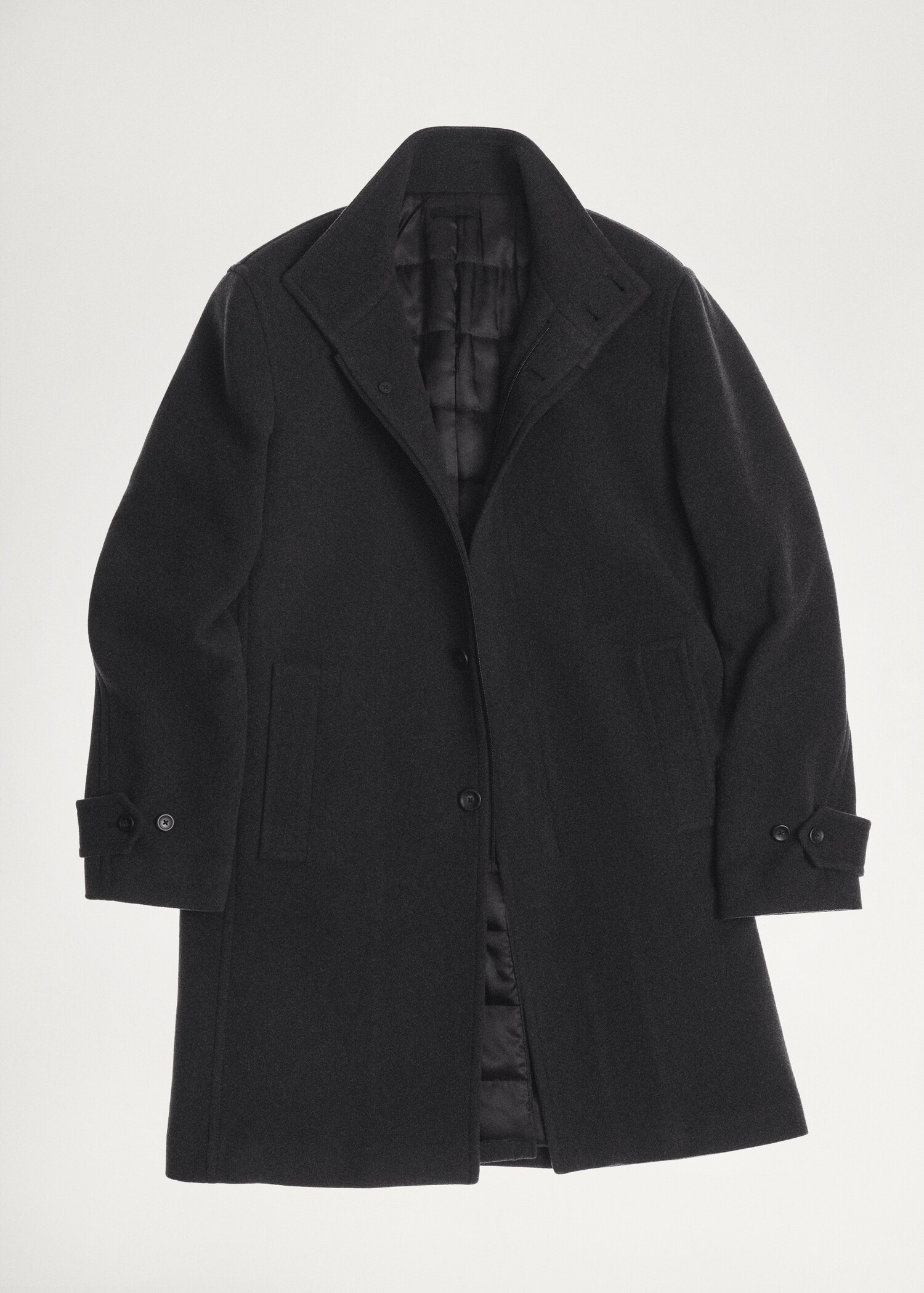 Quilted wool inner coat - Details of the article 5