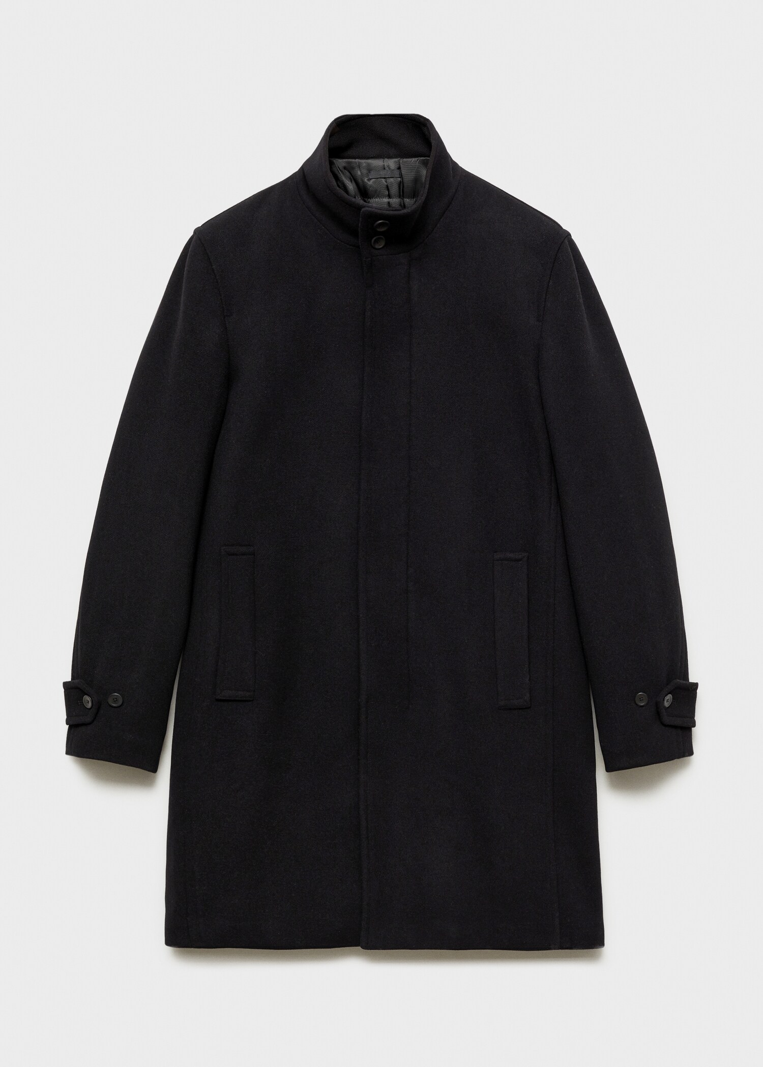 Quilted wool inner coat - Article without model