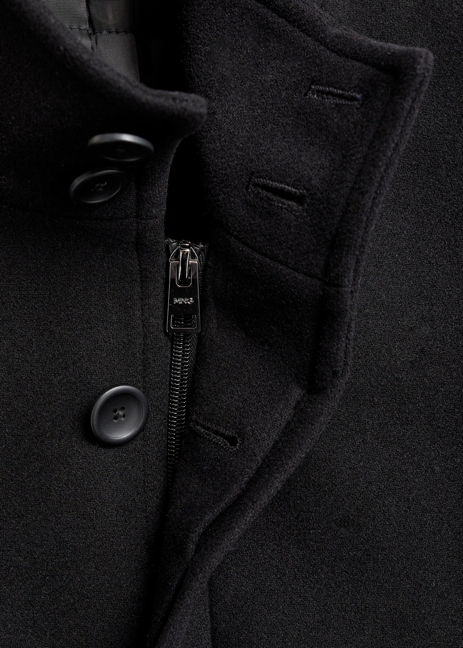 Quilted wool inner coat - Details of the article 8