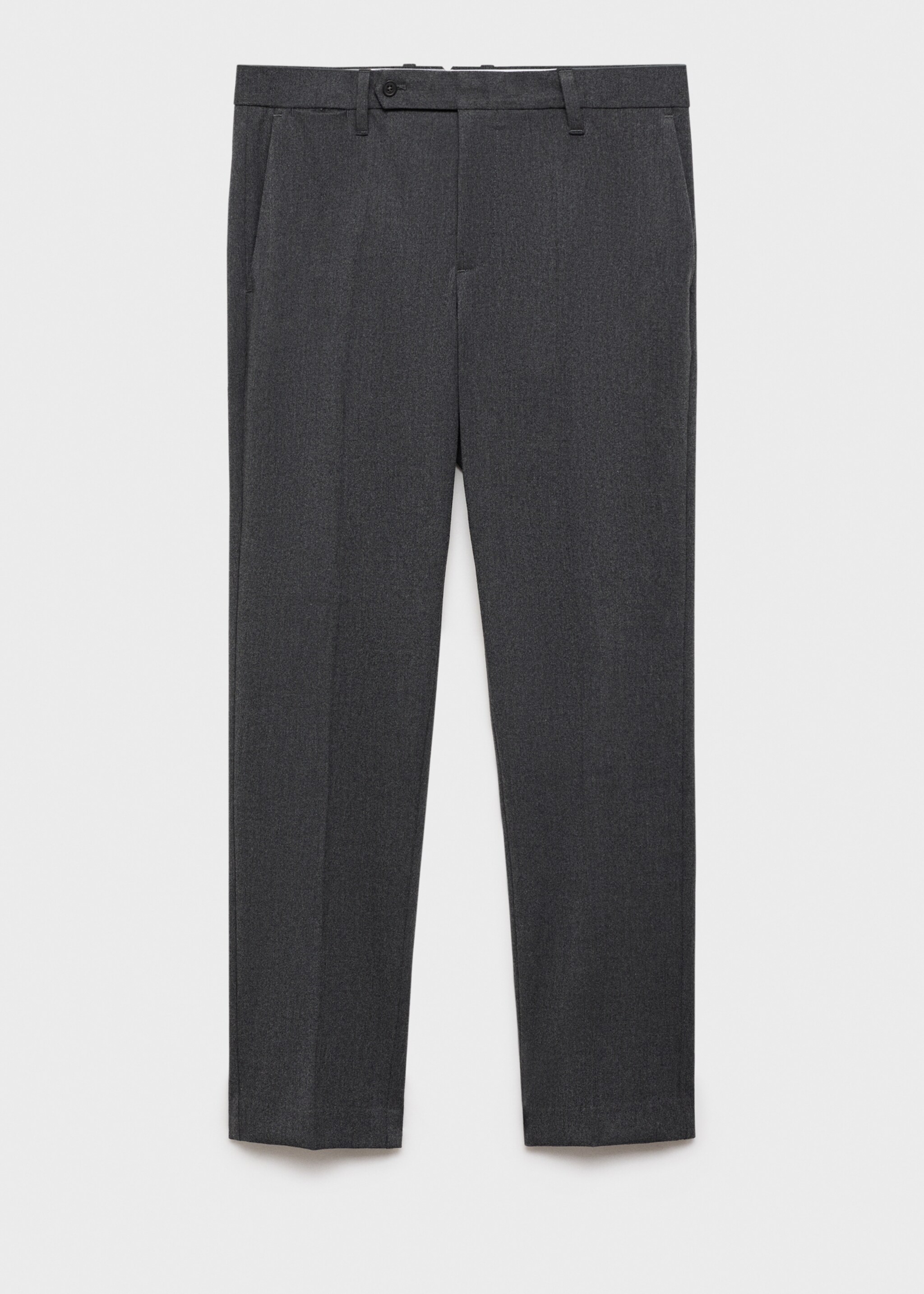 Flanelové kalhoty slim fit - Zboží bez modelu, Šedá. Ref: 87020584-00.