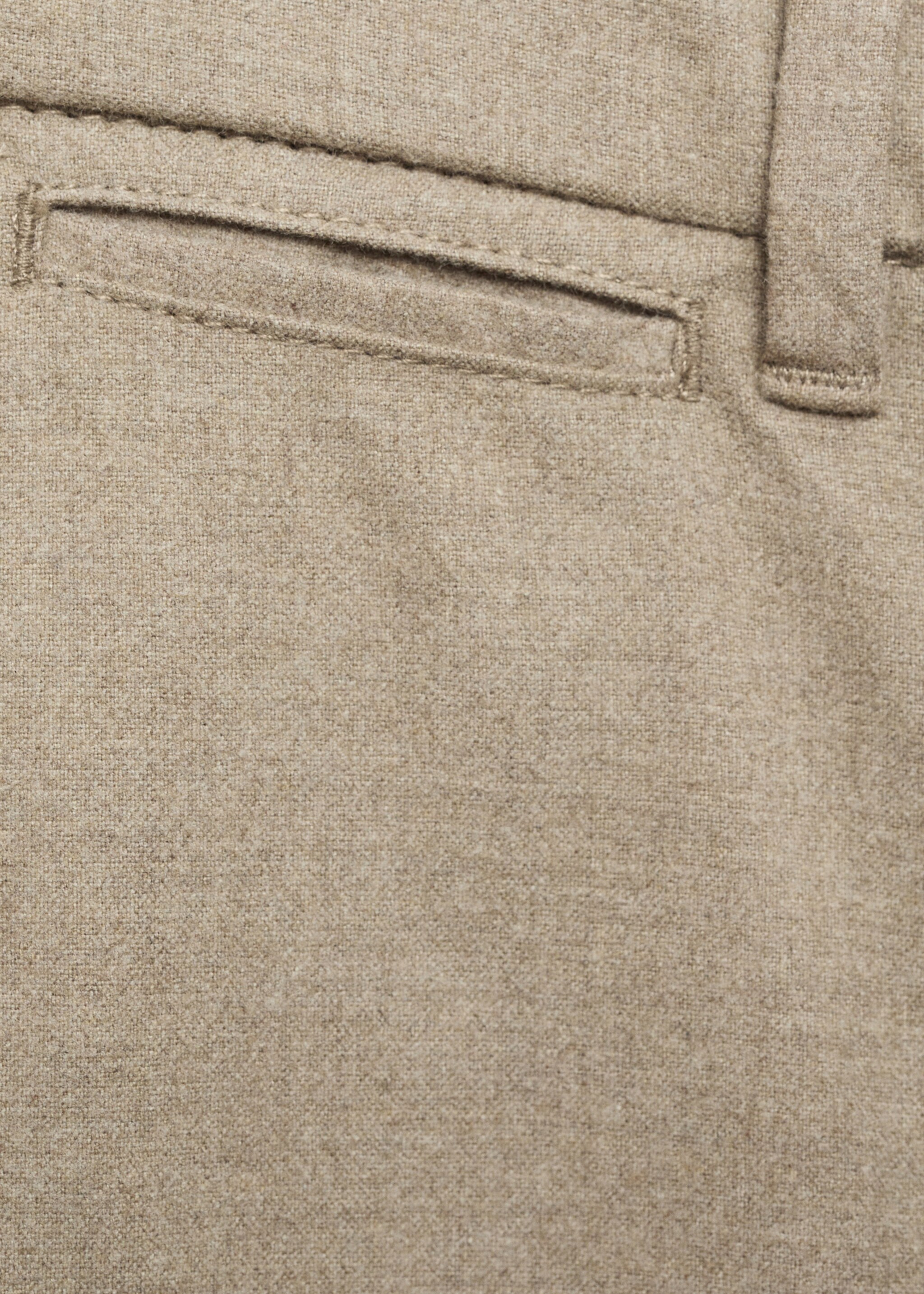 Regular-Fit-Flanellhose - Detail des Artikels 0, Beige. Ref: 87020585-00.