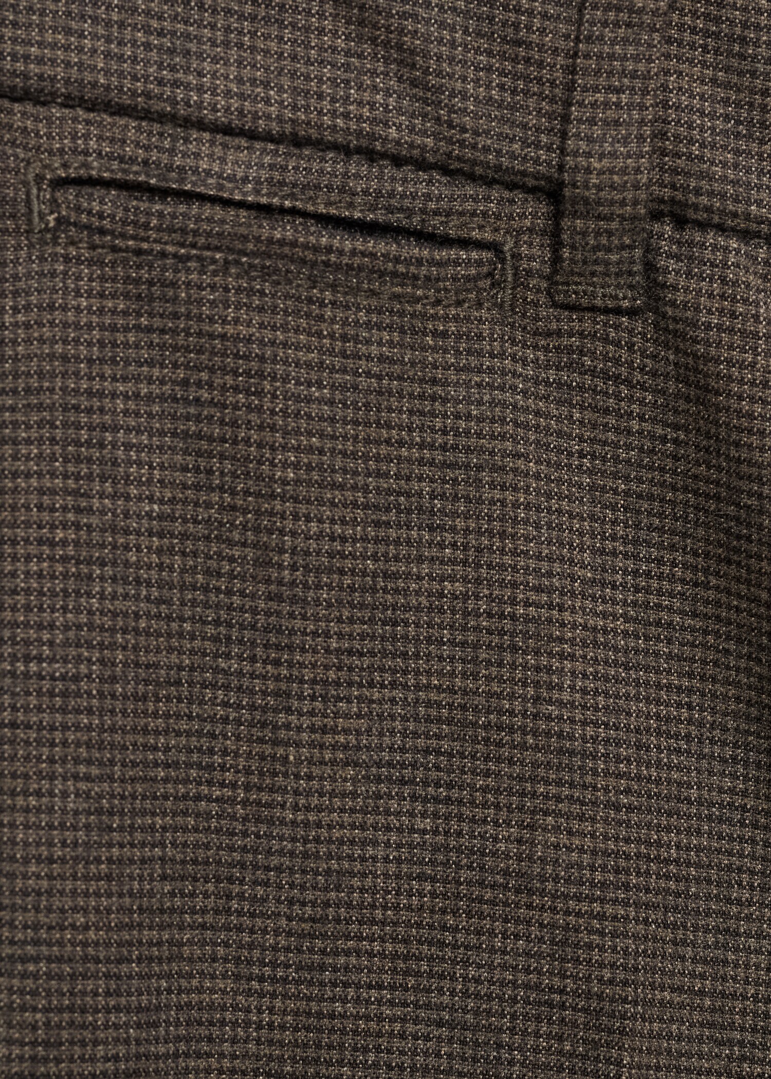 Flanellhose mit Mikro-Fischgrätmuster - Detail des Artikels 0