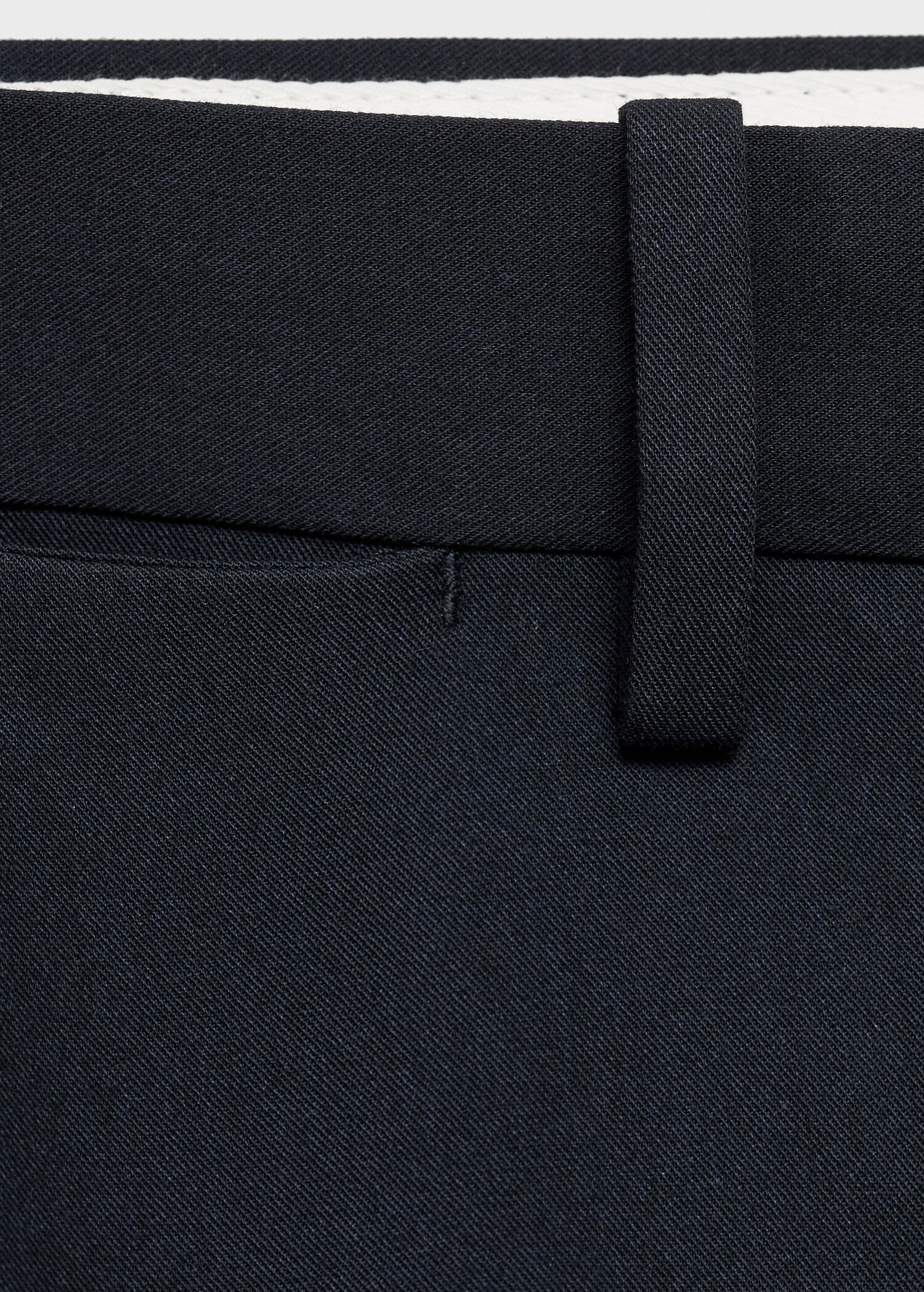 Stretch fabric super slim-fit suit trousers - Details of the article 8