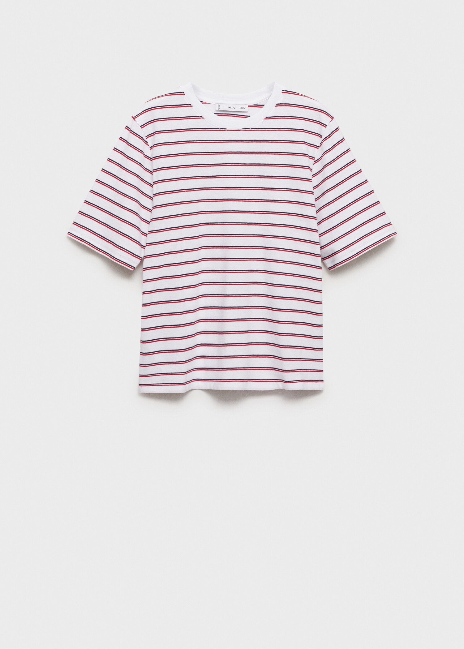 T-shirt coton à rayures - Article sans modèle