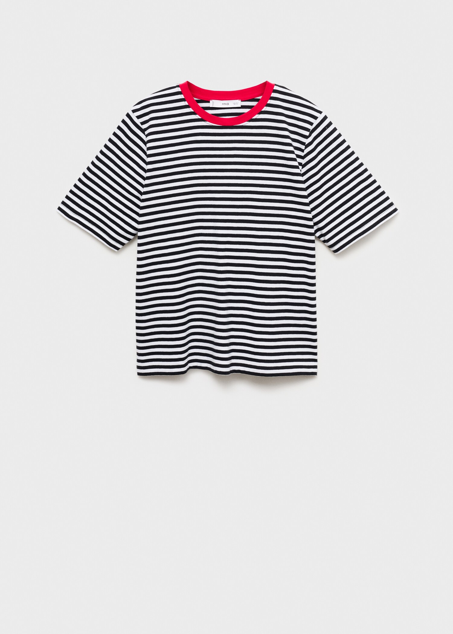 T-shirt coton à rayures - Article sans modèle