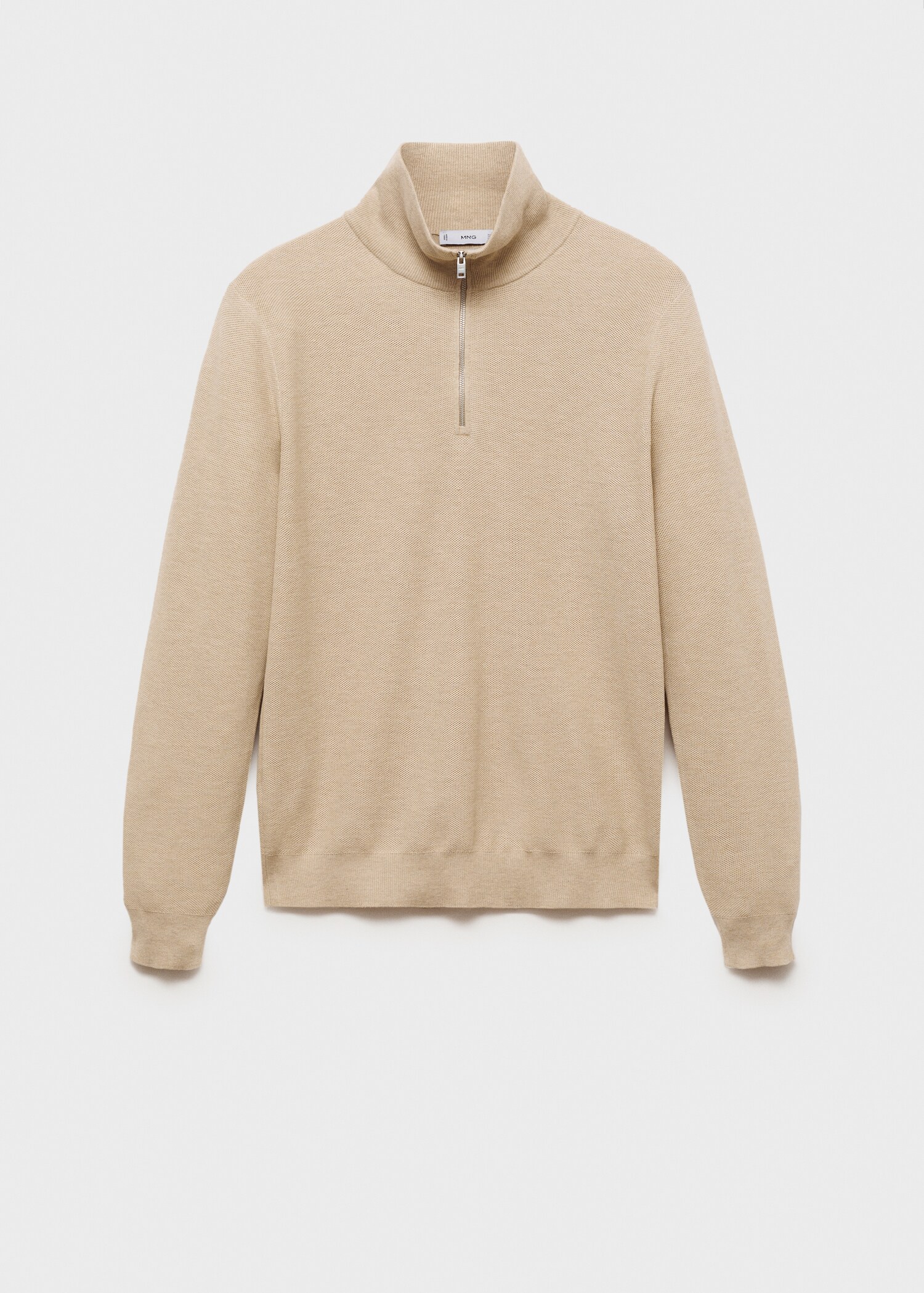 Rollkragenpullover mit Mikrostruktur - Artikel ohne Model