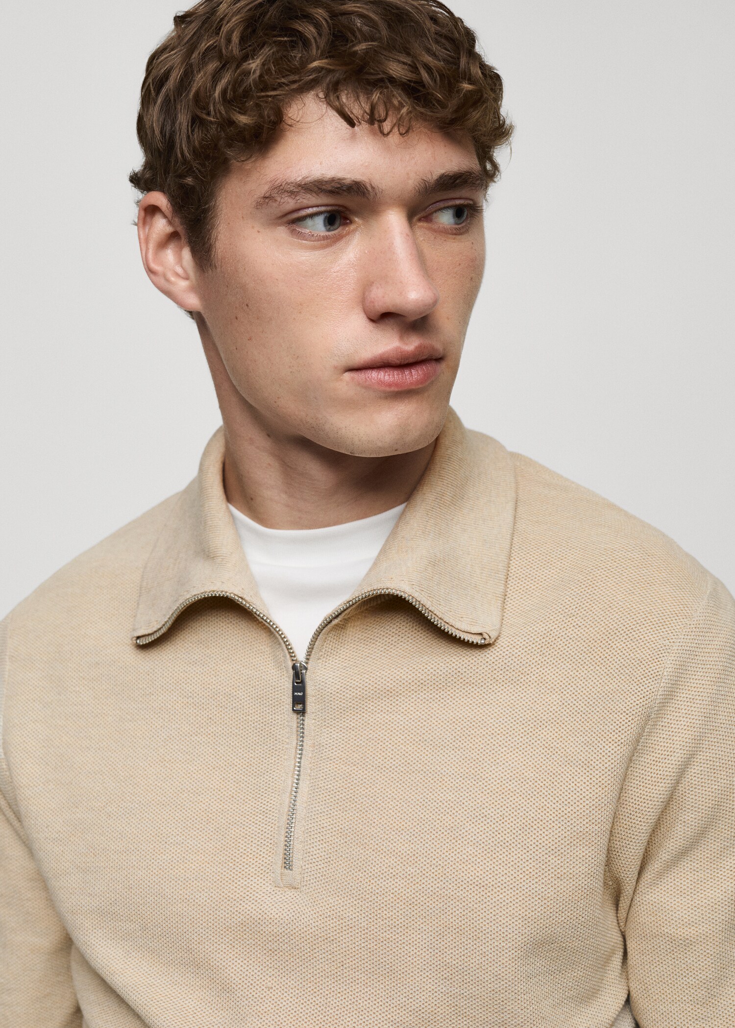 Rollkragenpullover mit Mikrostruktur - Detail des Artikels 1