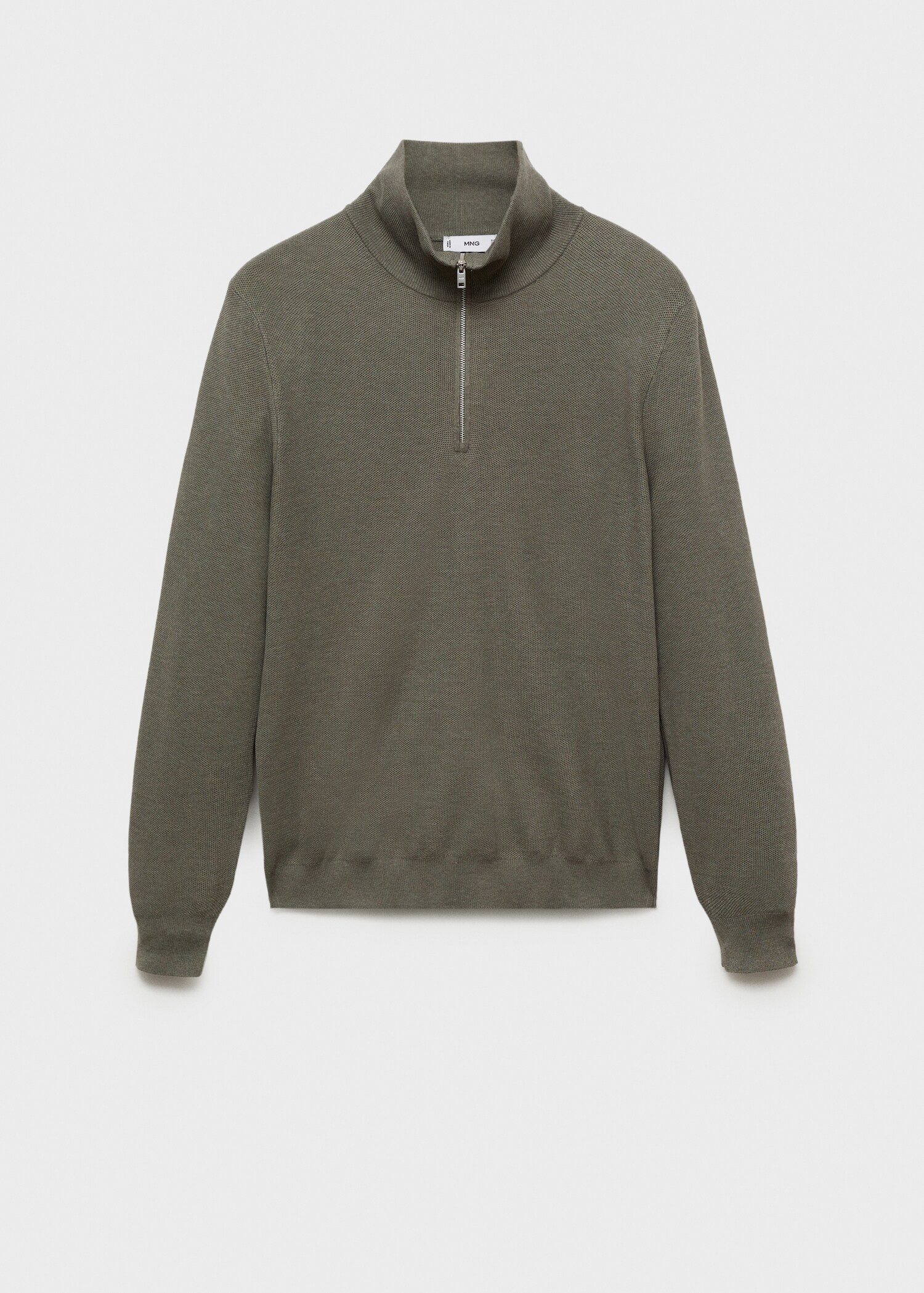 Rollkragenpullover mit Mikrostruktur - Artikel ohne Model