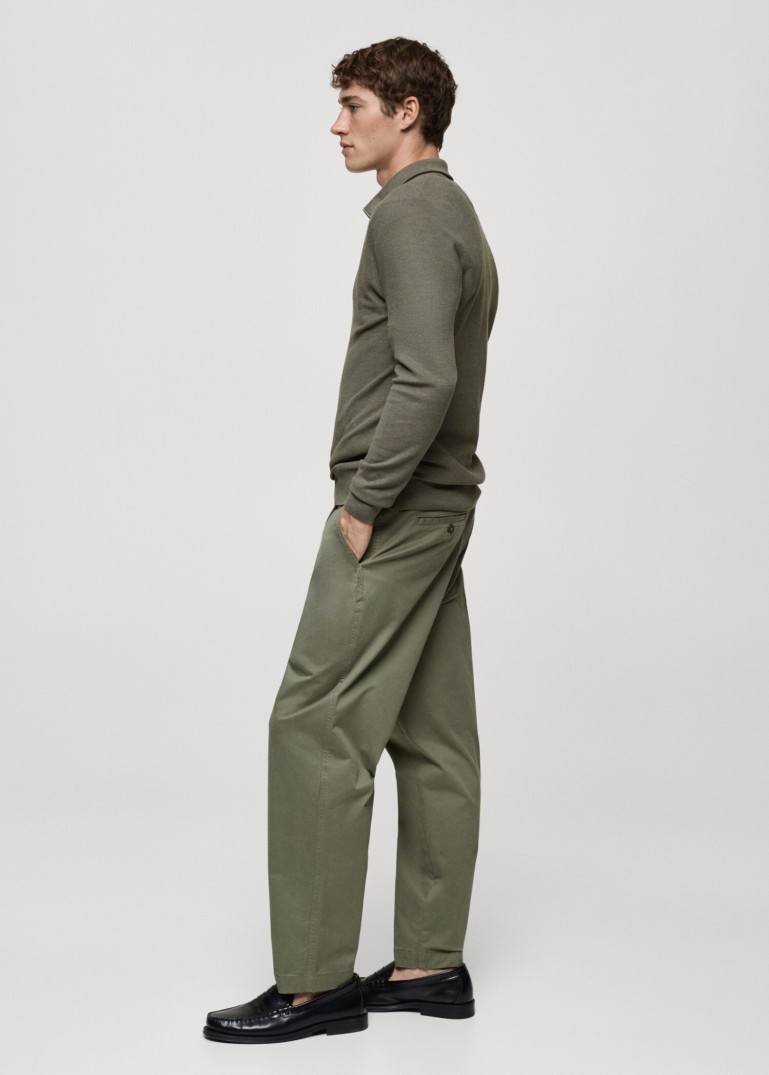 Rollkragenpullover mit Mikrostruktur - Detail des Artikels 2