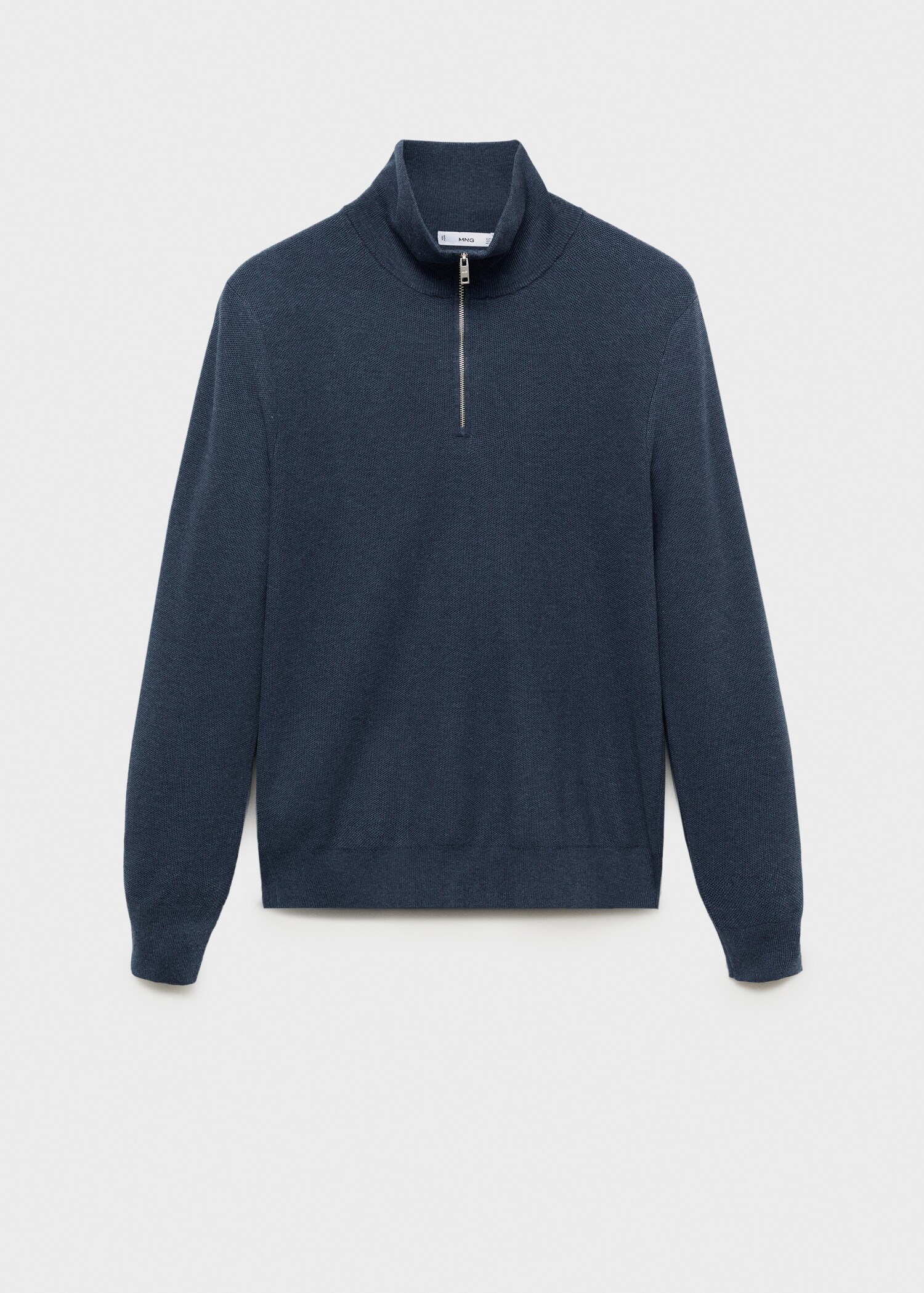 Rollkragenpullover mit Mikrostruktur - Artikel ohne Model