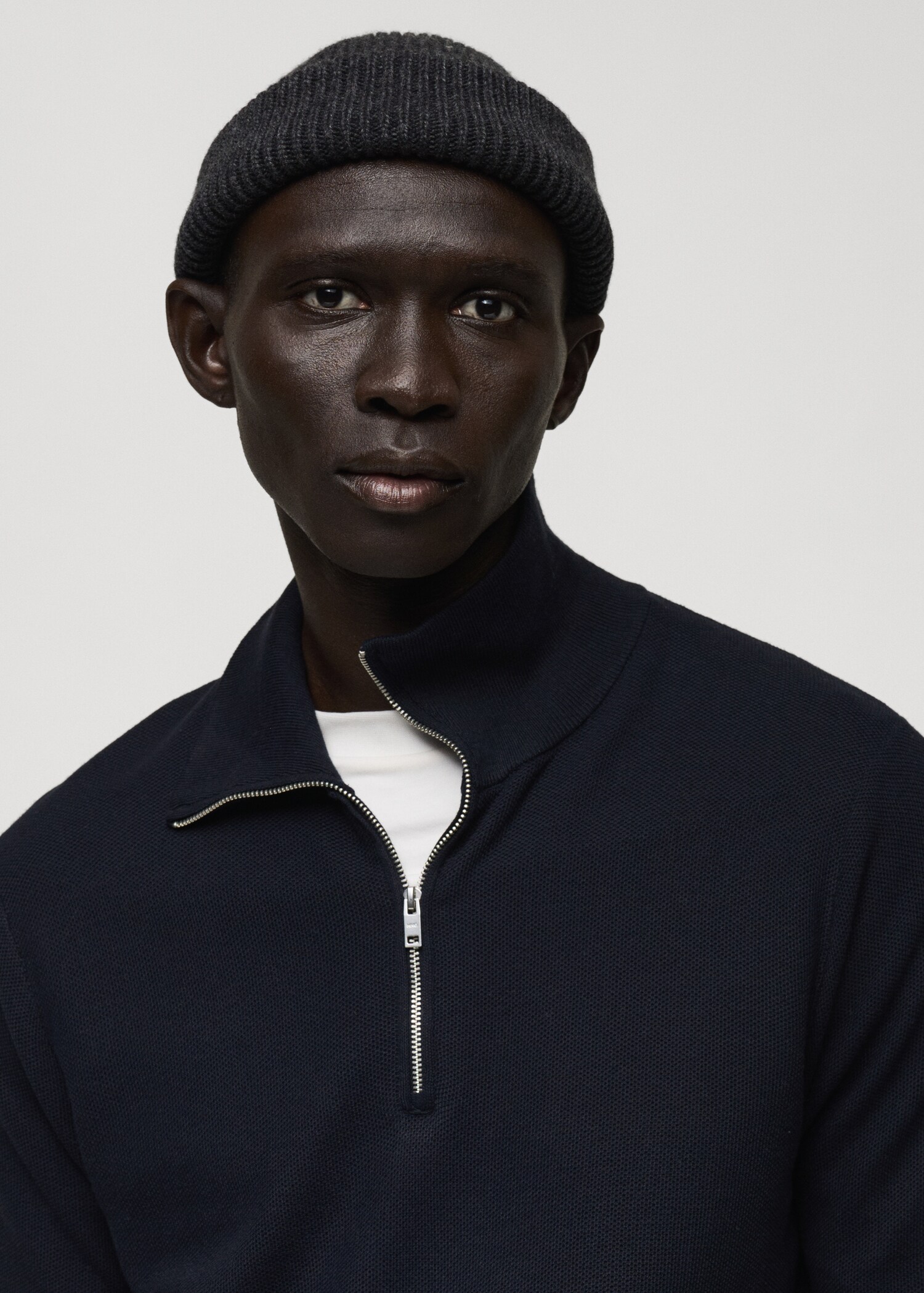 Rollkragenpullover mit Mikrostruktur - Detail des Artikels 1