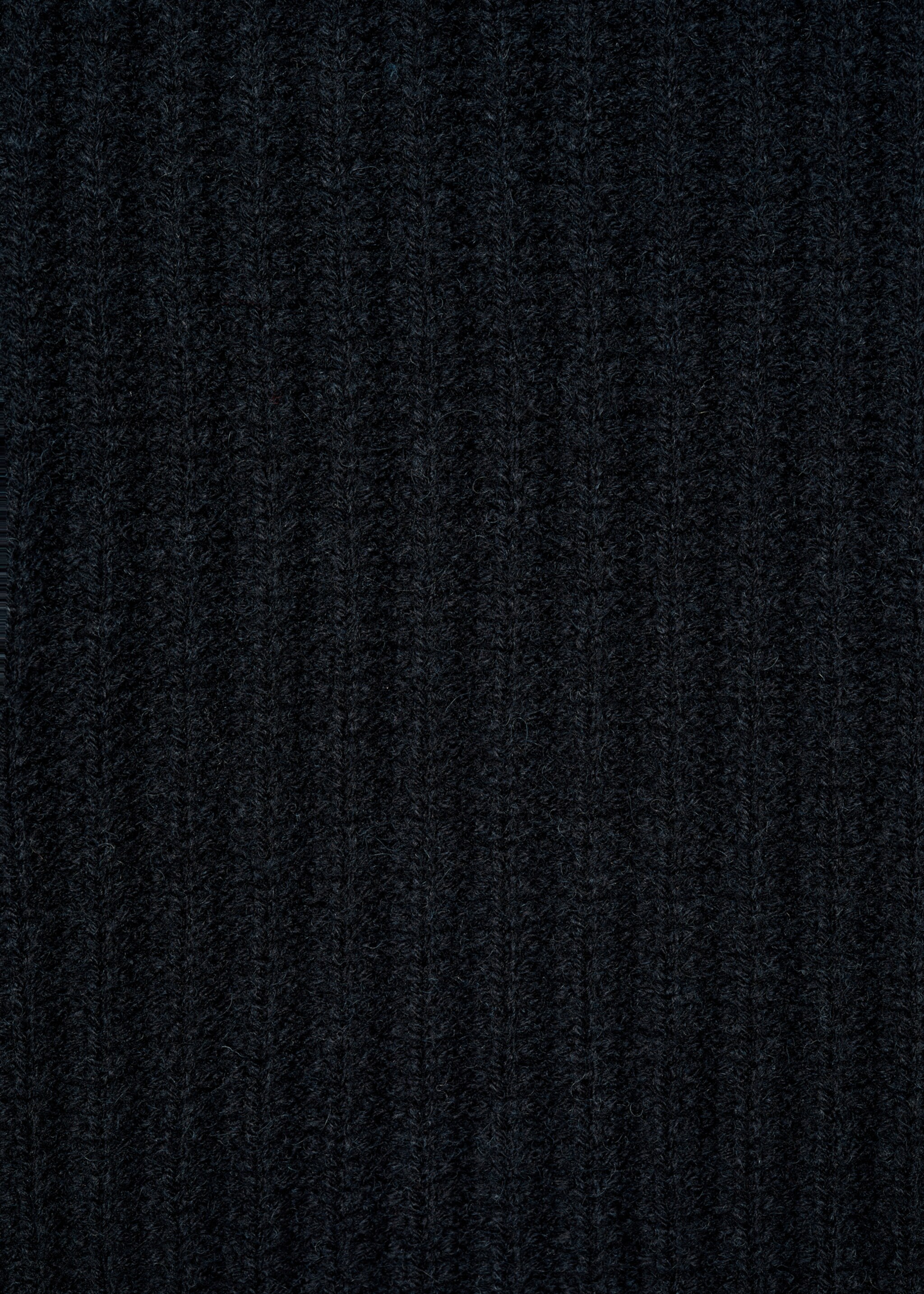 Ribbed polo-neck sweater - Details of the article 0, Dark Navy. Ref: 87020603-00.