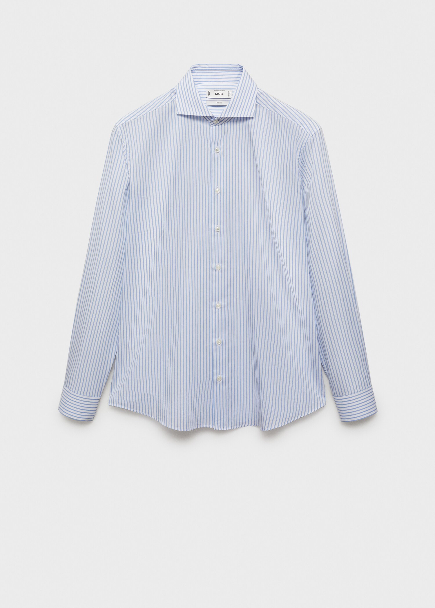 Slim fit cotton striped suit shirt - Article without model