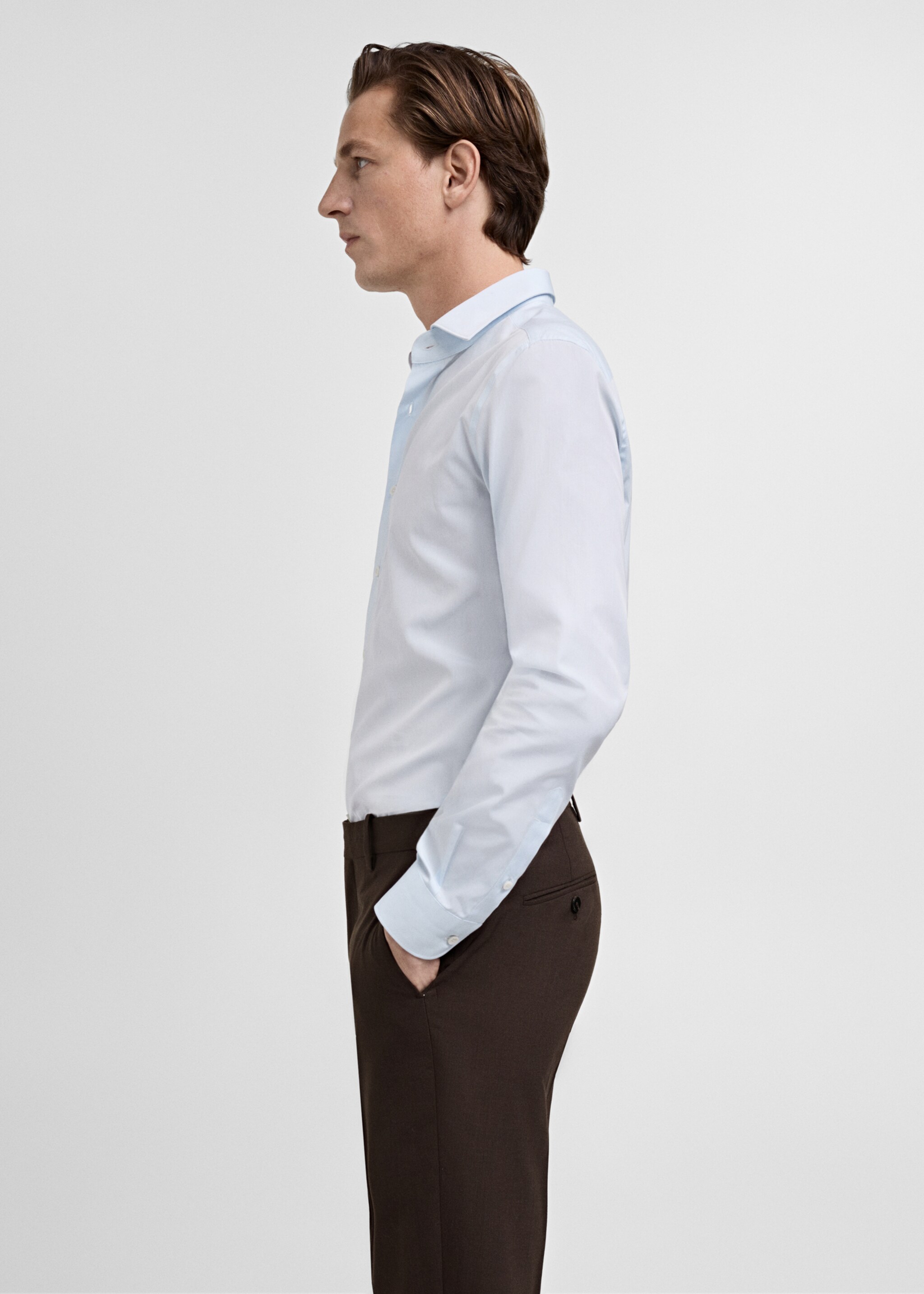 Shirt italia - Details of the article 2, Sky Blue. Ref: 87020616-00.