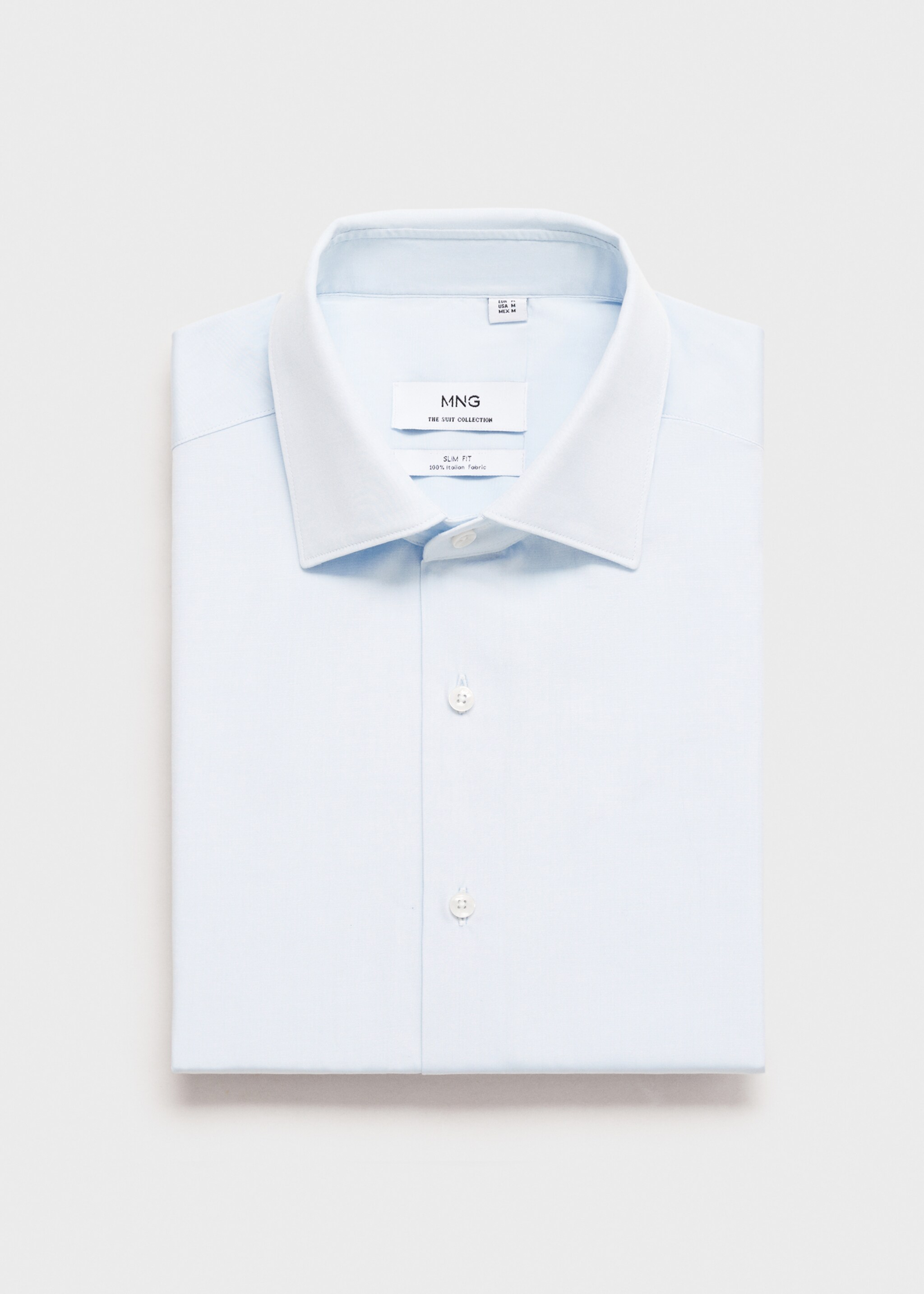 Shirt italia - Details of the article 8, Sky Blue. Ref: 87020616-00.