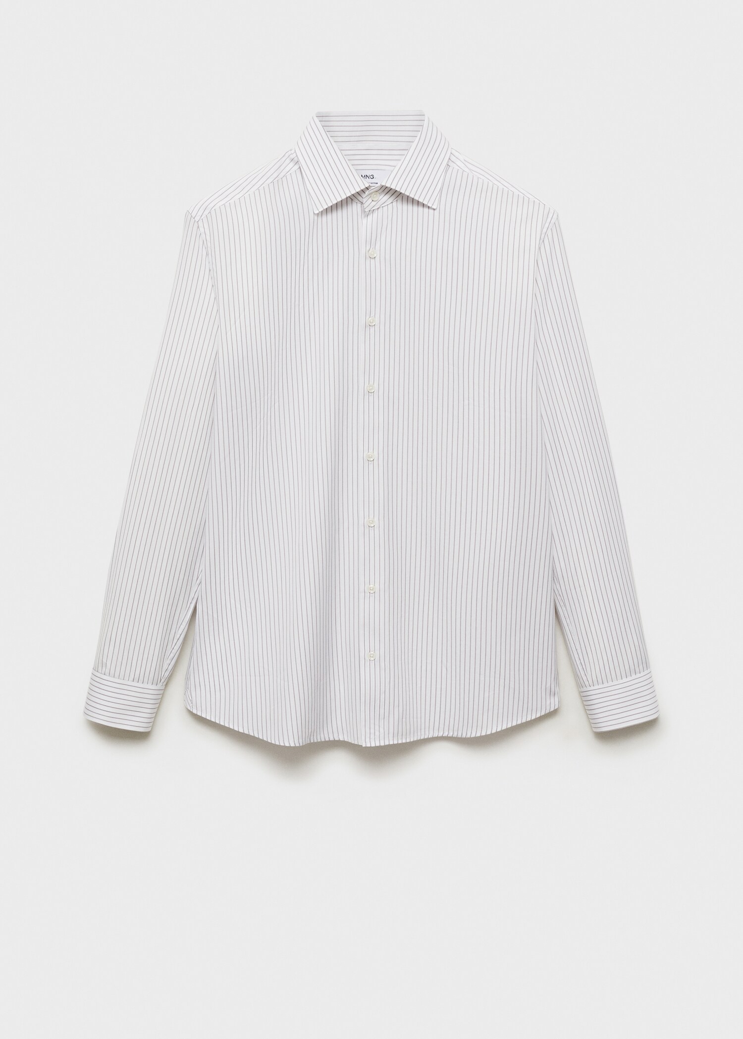 100% cotton striped suit shirt - Article without model