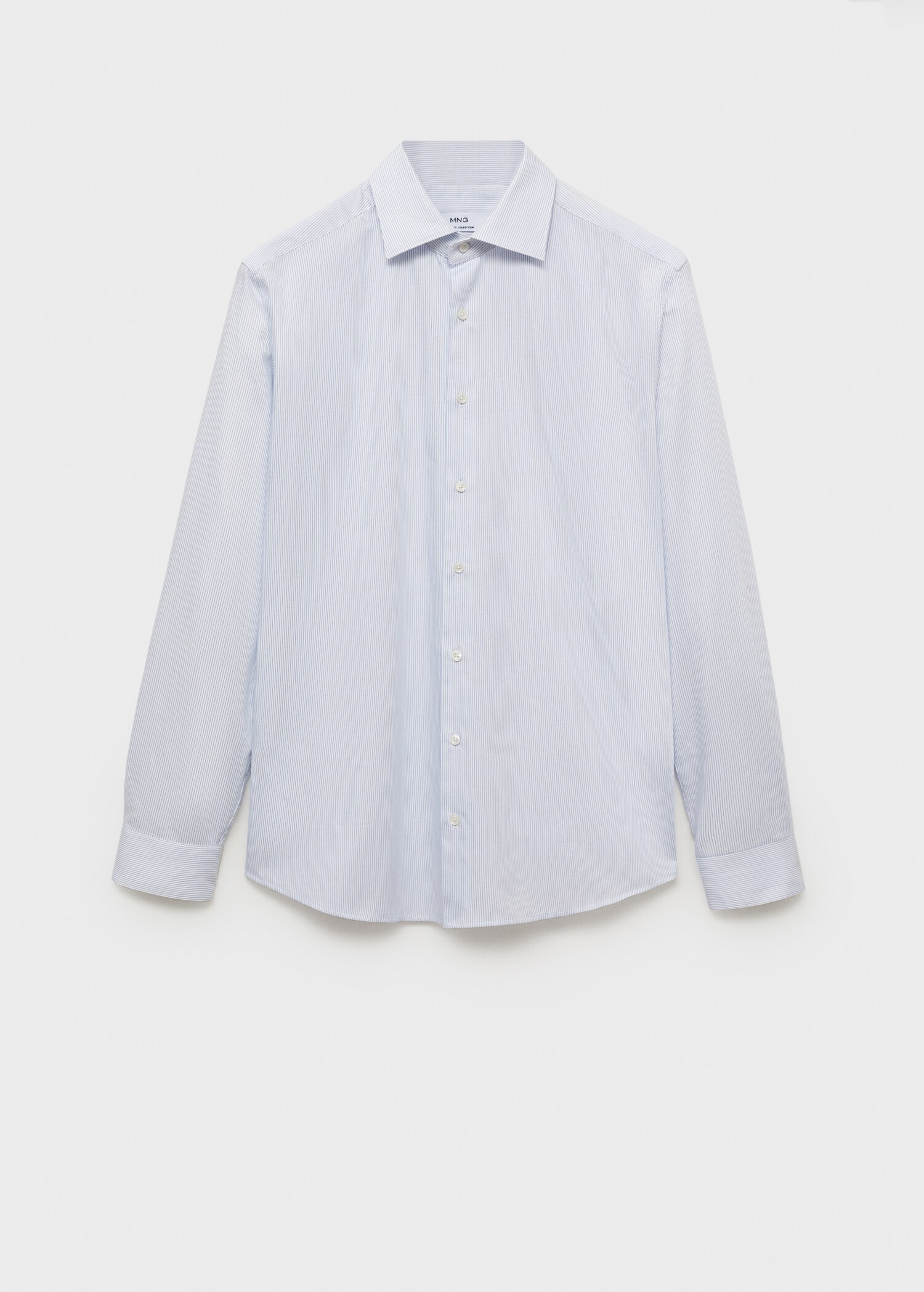 100% cotton striped suit shirt - Article without model