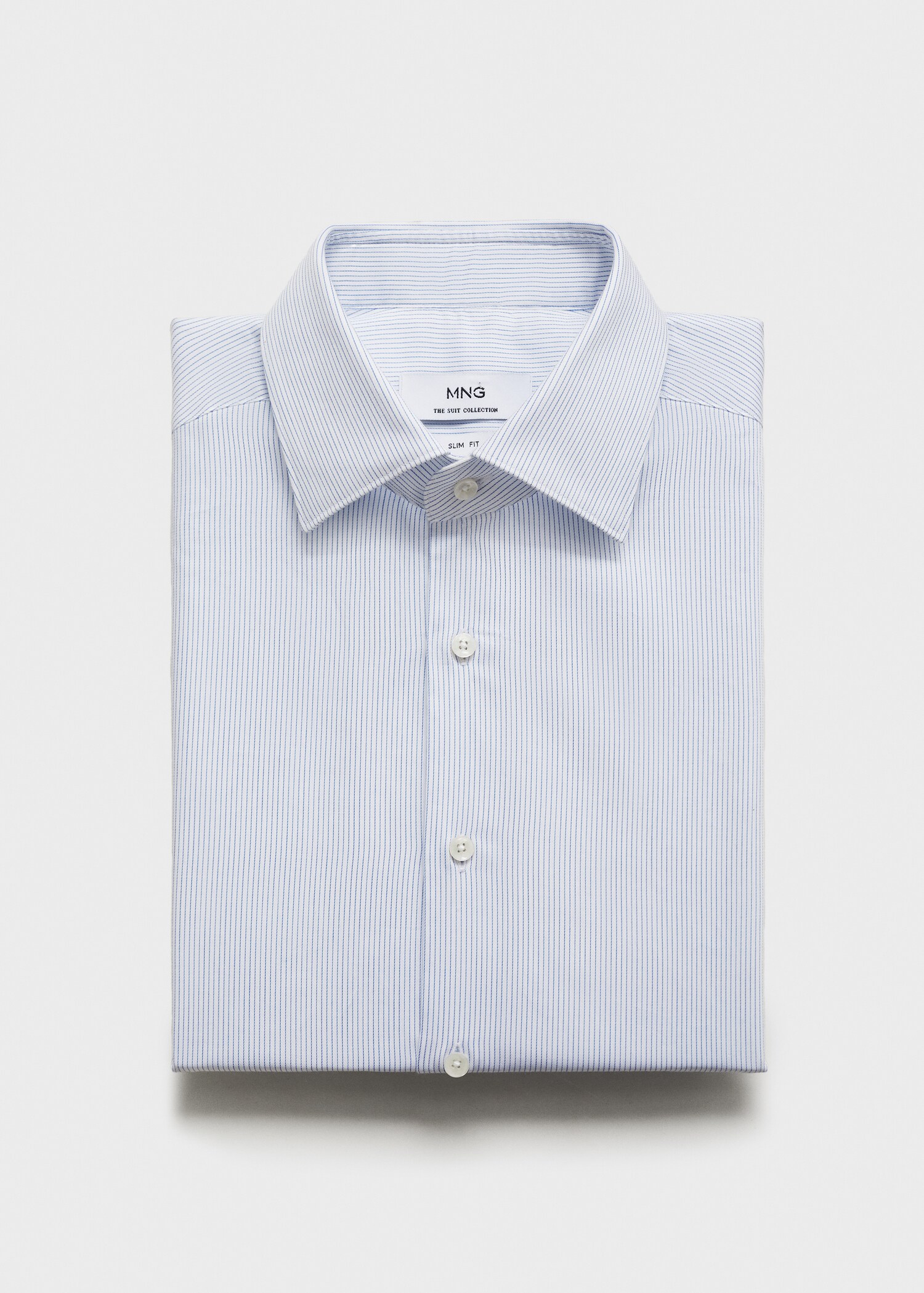 100% cotton striped suit shirt - Details of the article 8