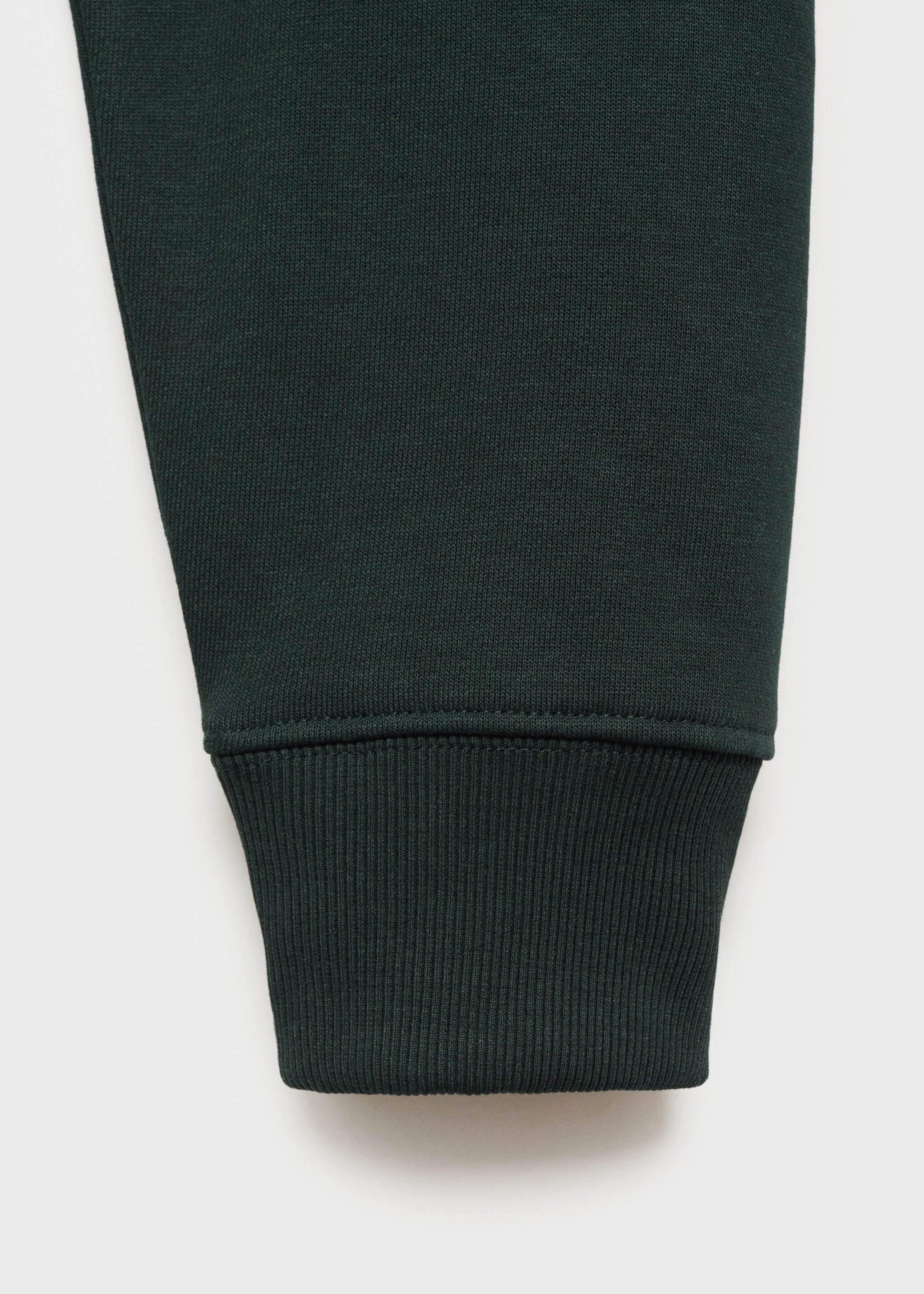 Sweat polo en coton gratté regular-fit - Détail de l'article 0, Vert. Ref: 87020619-00.