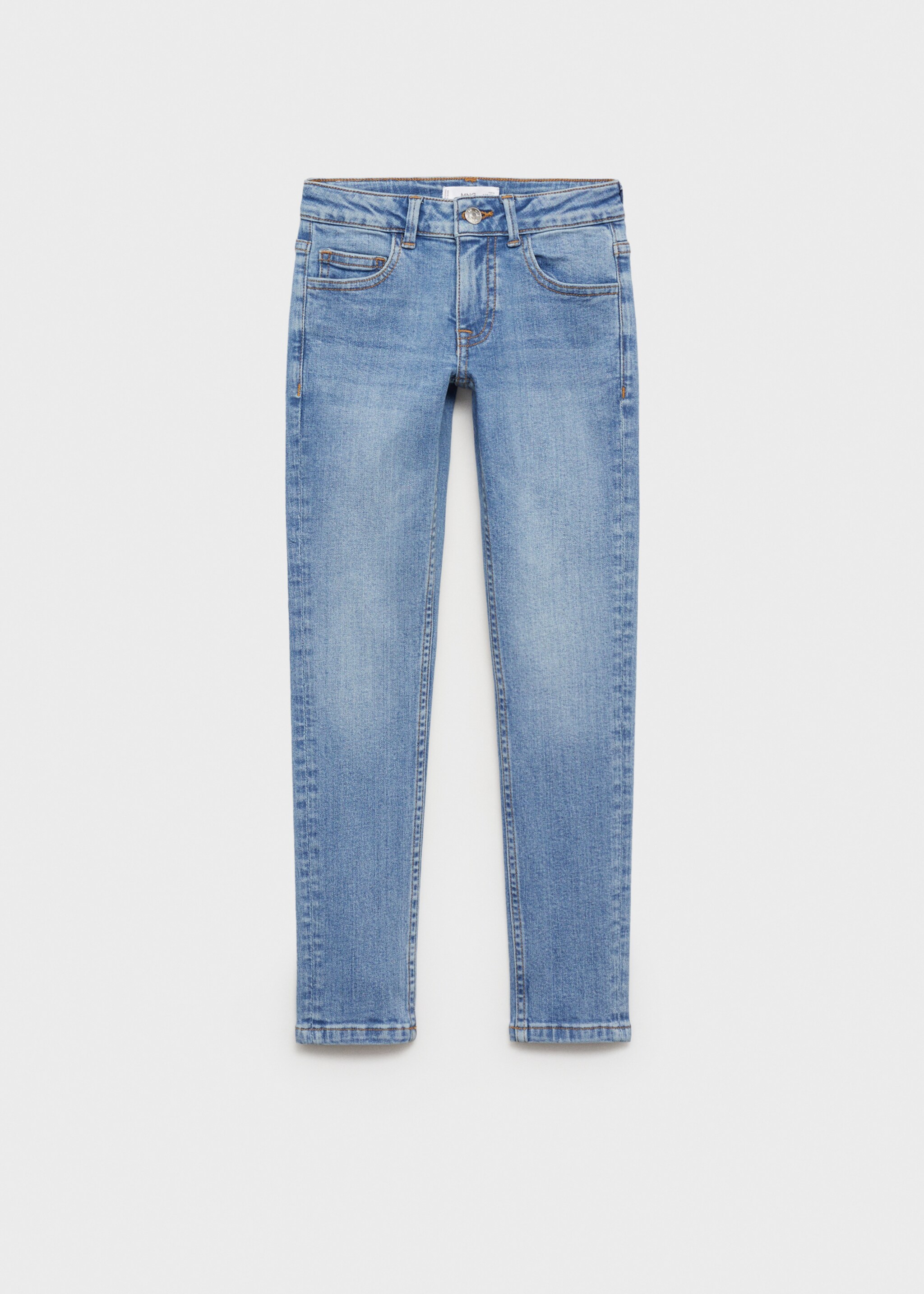 Džíny skinny - Zboží bez modelu, Středně modrá. Ref: 87020627-00.