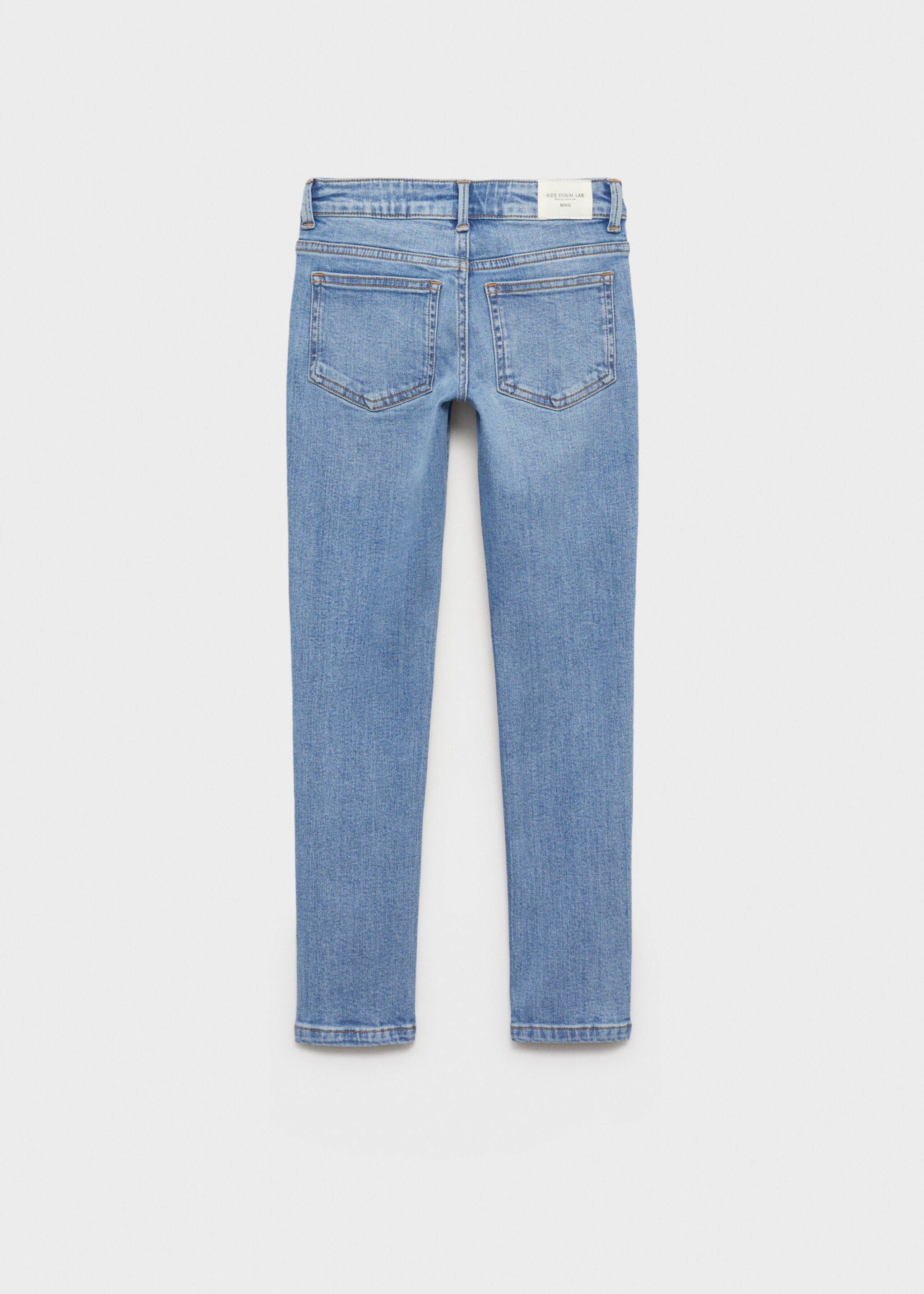 Džíny skinny - Zadní strana zboží, Středně modrá. Ref: 87020627-00.