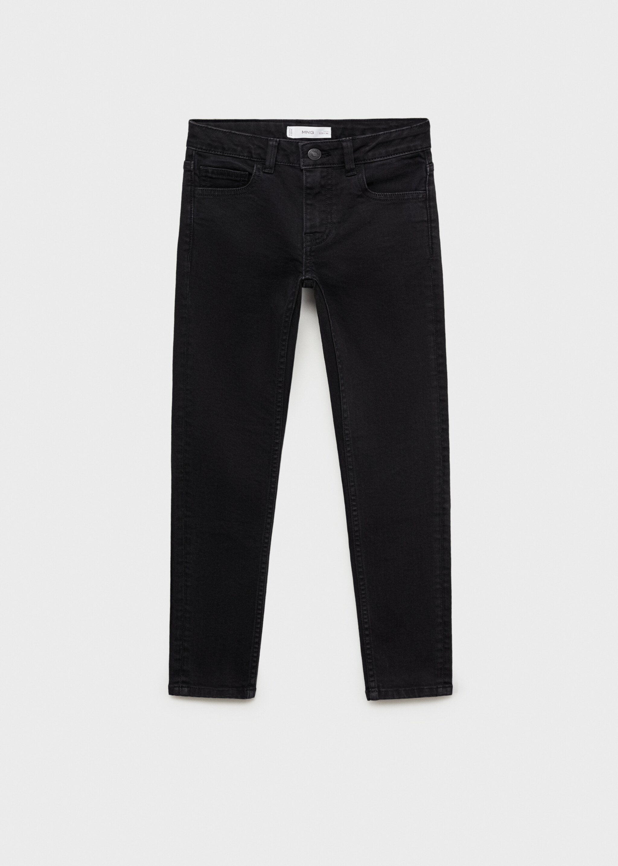 Skinny jeans - Article without model, Black denim. Ref: 87020627-00.