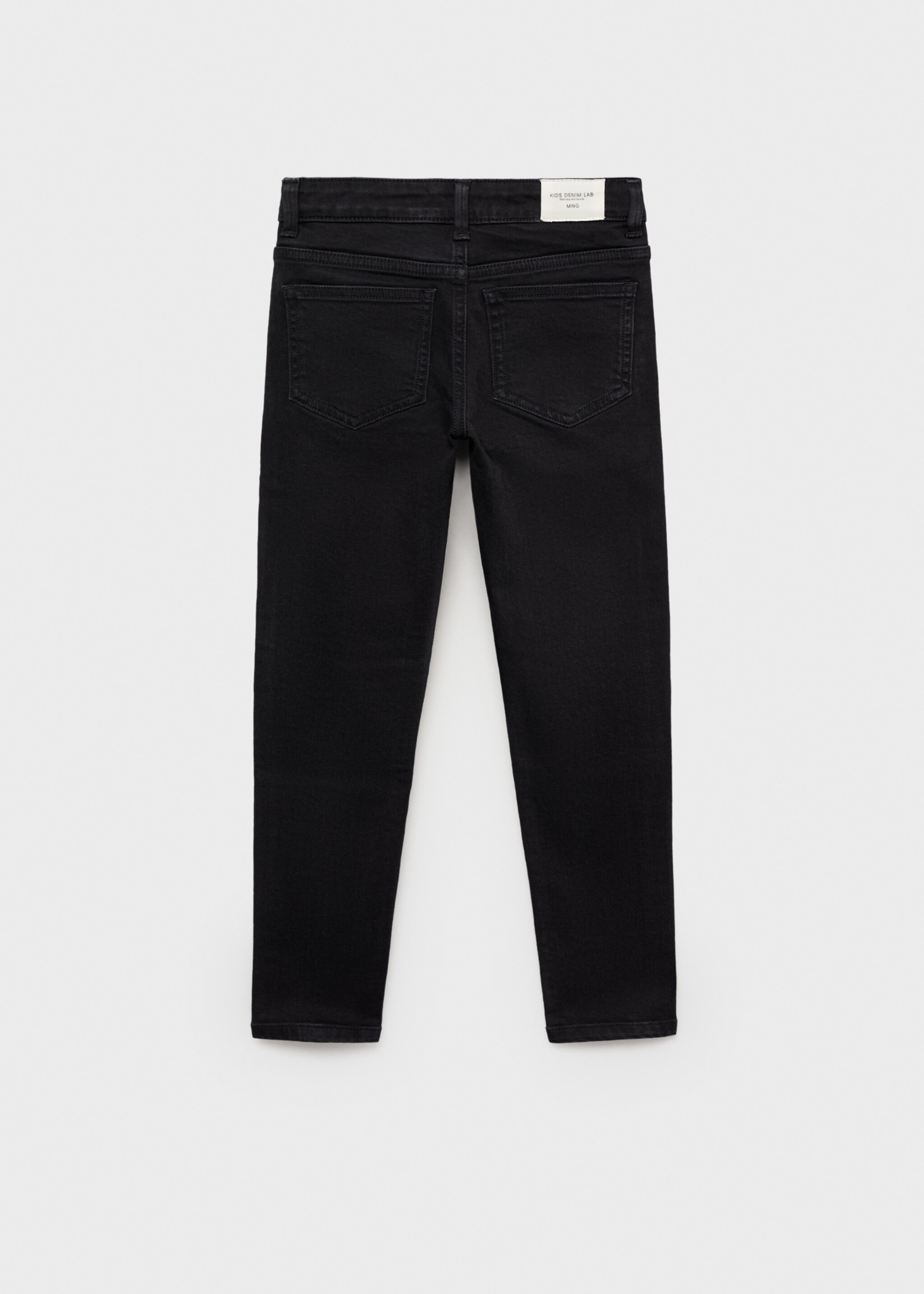 Skinny jeans - Reverse of the article, Black denim. Ref: 87020627-00.