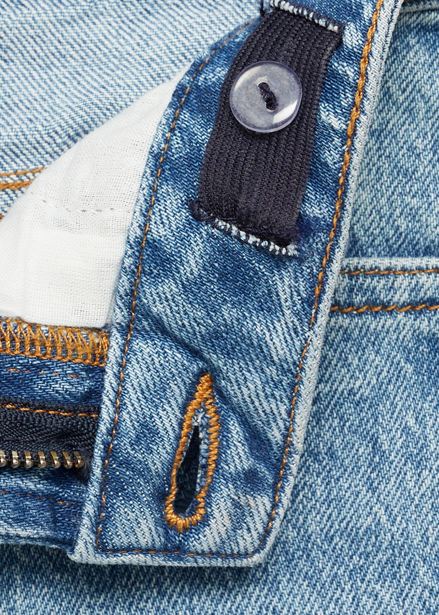 Gerade Jeans mit Umschlag - Detail des Artikels 8