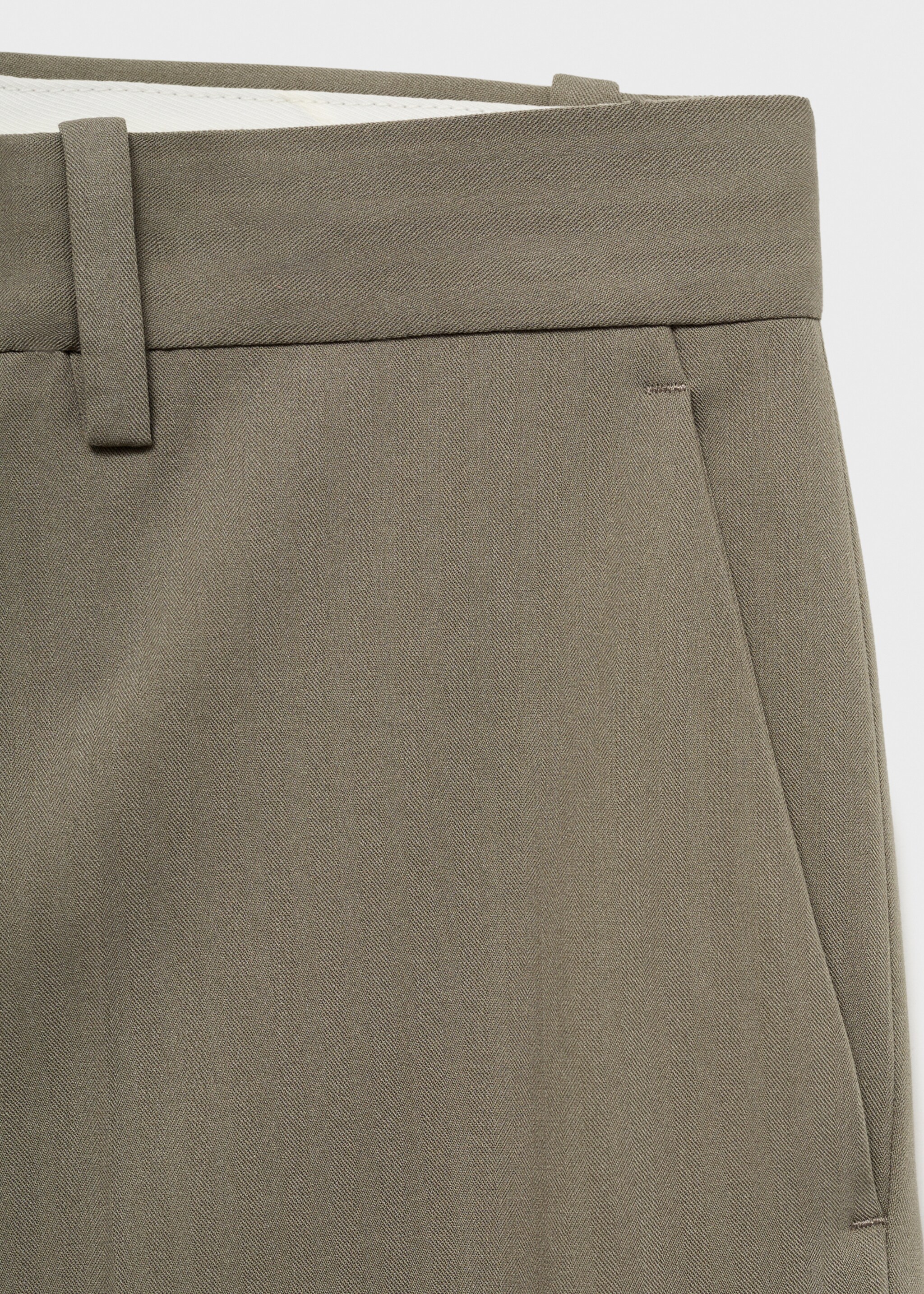 Slim-Fit-Anzughose Mónaco - Detail des Artikels 8, Beige. Ref: 87020629-00.