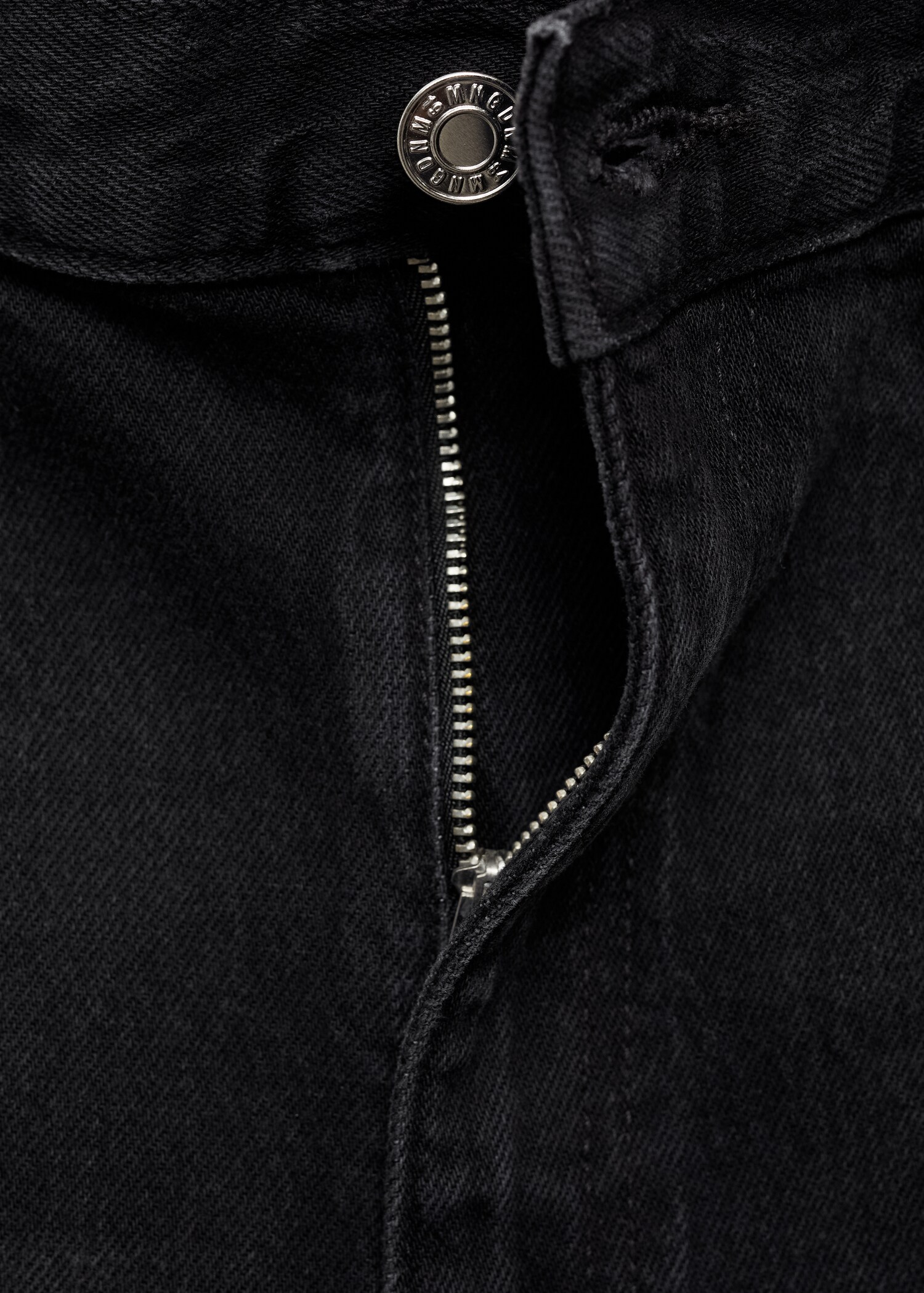 Wide-leg high-waist jeans - Detail van het artikel 0