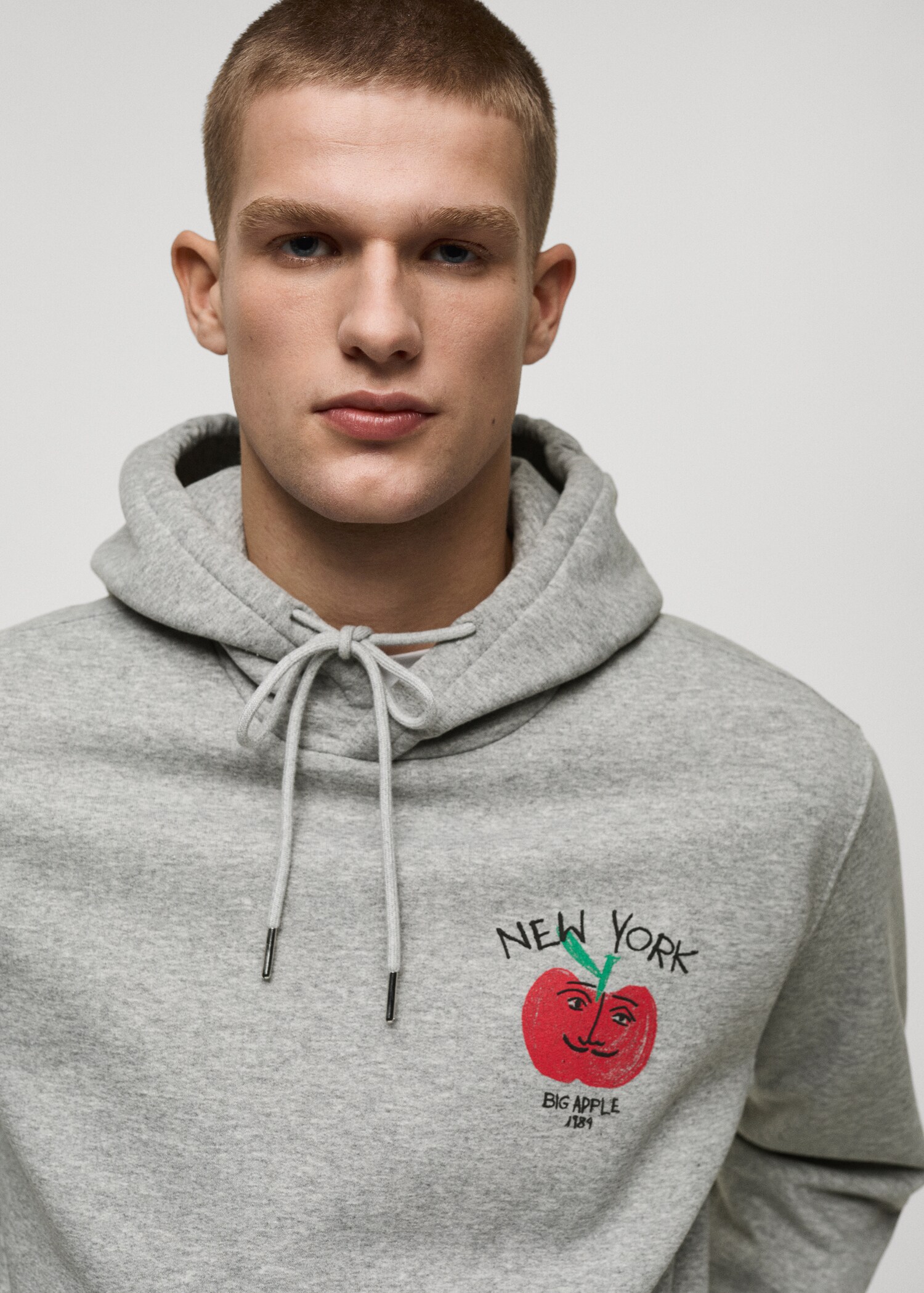 Graphic hooded sweatshirt - Details of the article 1