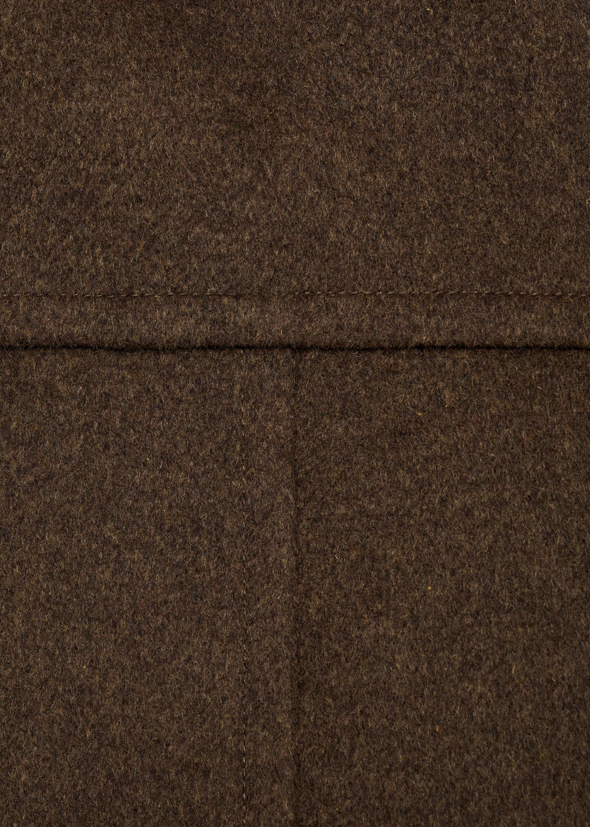 Vlněný midi kabát se šálovým límcem - Detail zboží 0, Khaki. Ref: 87020641-00.