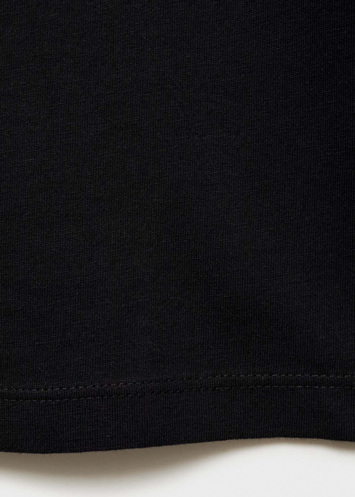 Cotton boat neck t-shirt - Details of the article 0