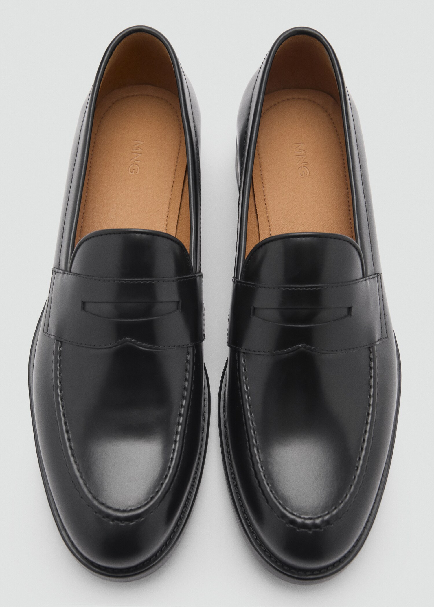 Leather penny loafers - Details of the article 2