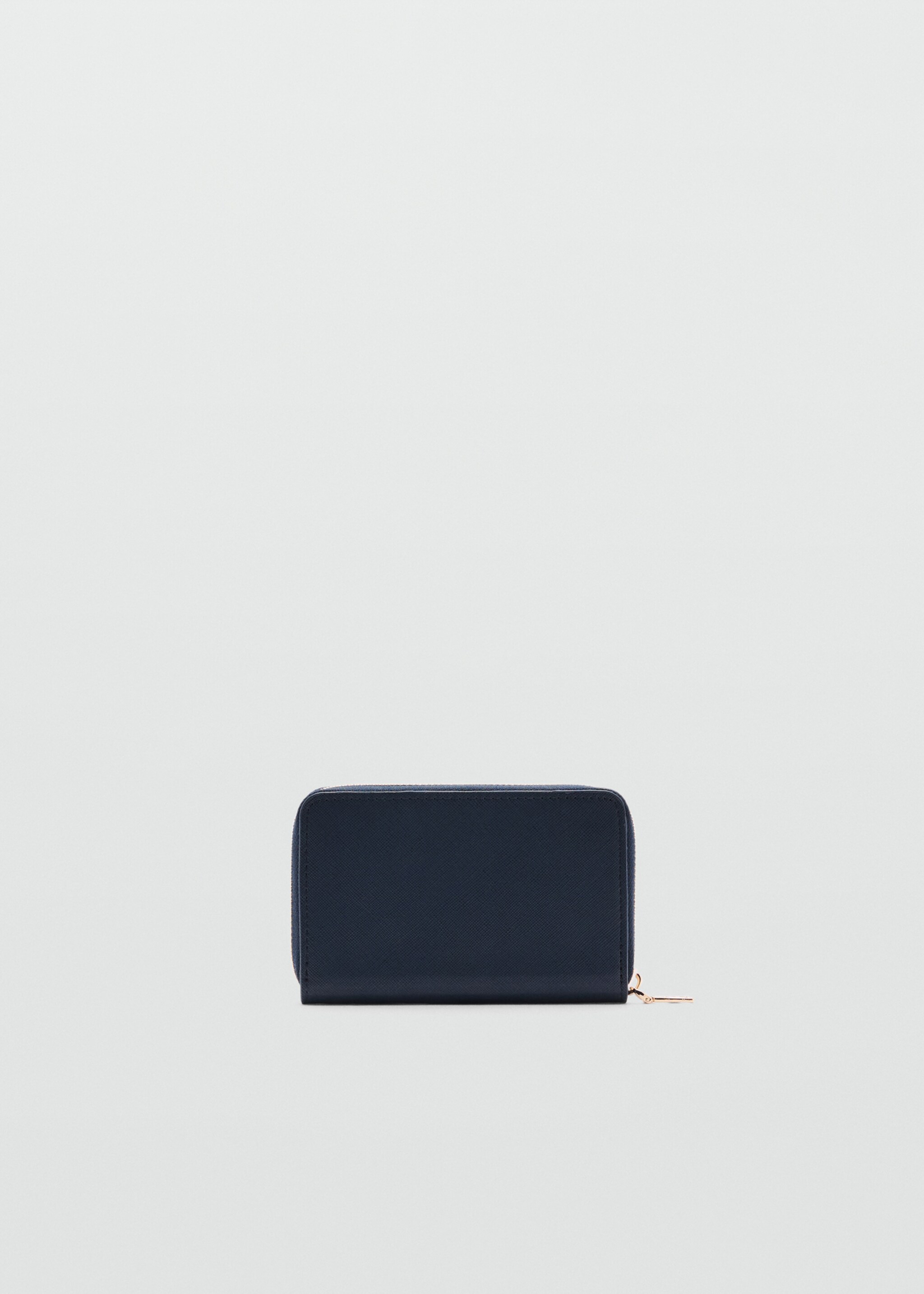 Faux-leather wallet - Details of the article 3, Blue. Ref: 87020648-00.