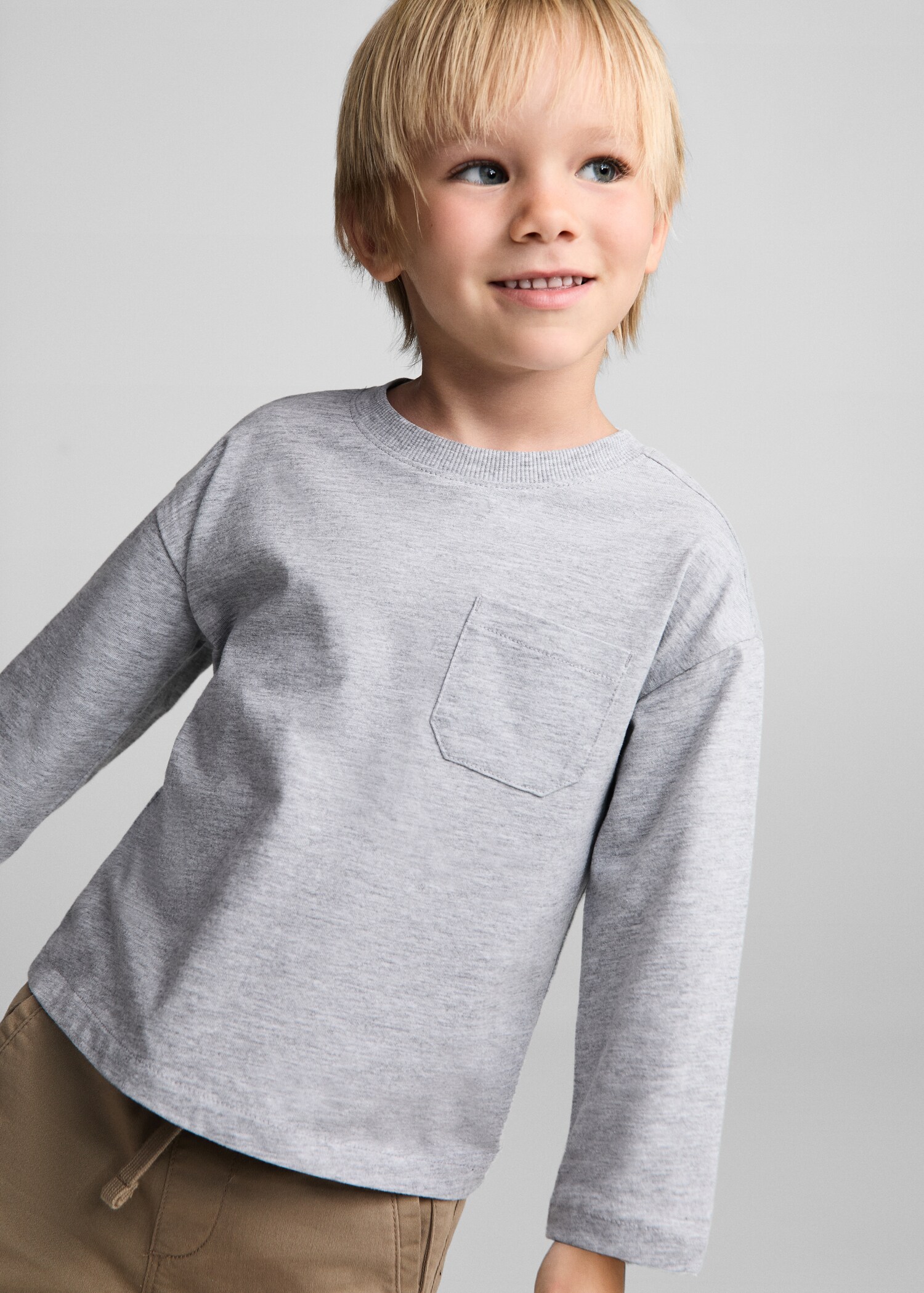 Patch pocket T-shirt - Medium plane