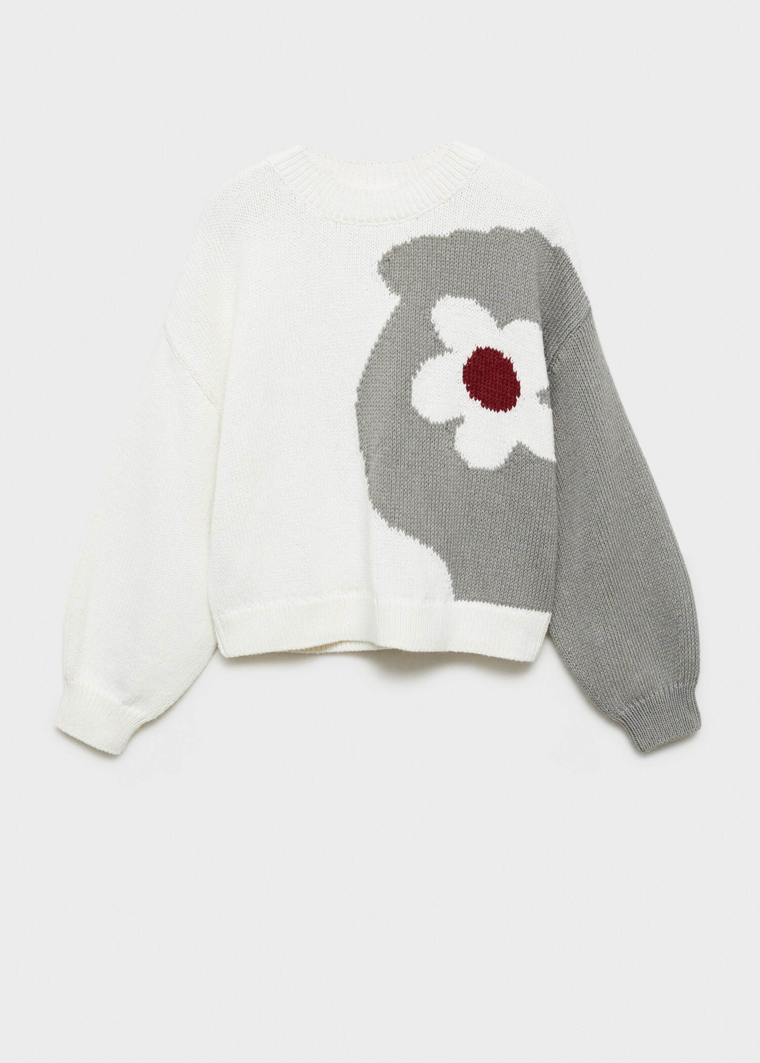Pull-over maille fleur - Article sans modèle