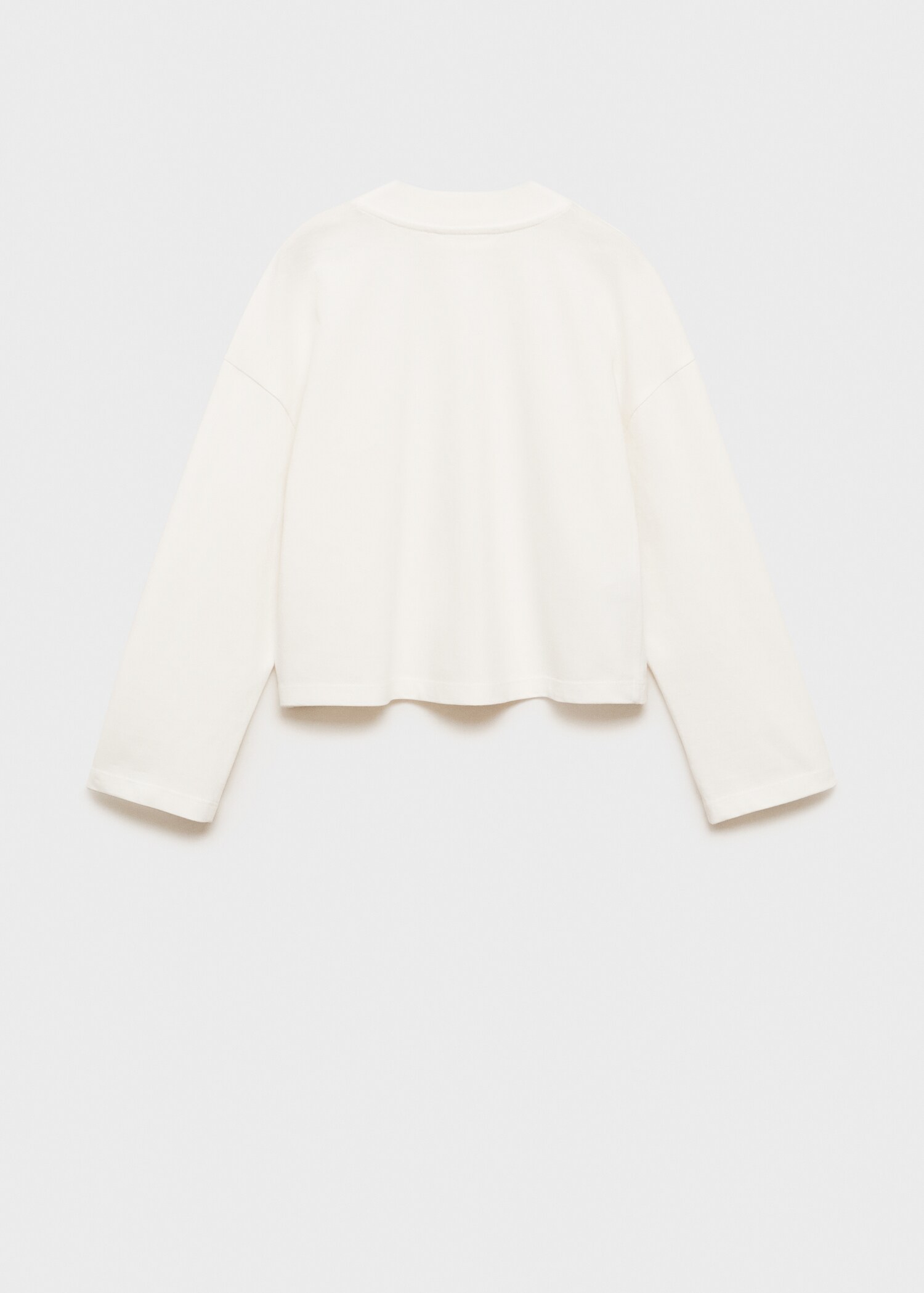 Plain cotton t-shirt - Reverse of the article