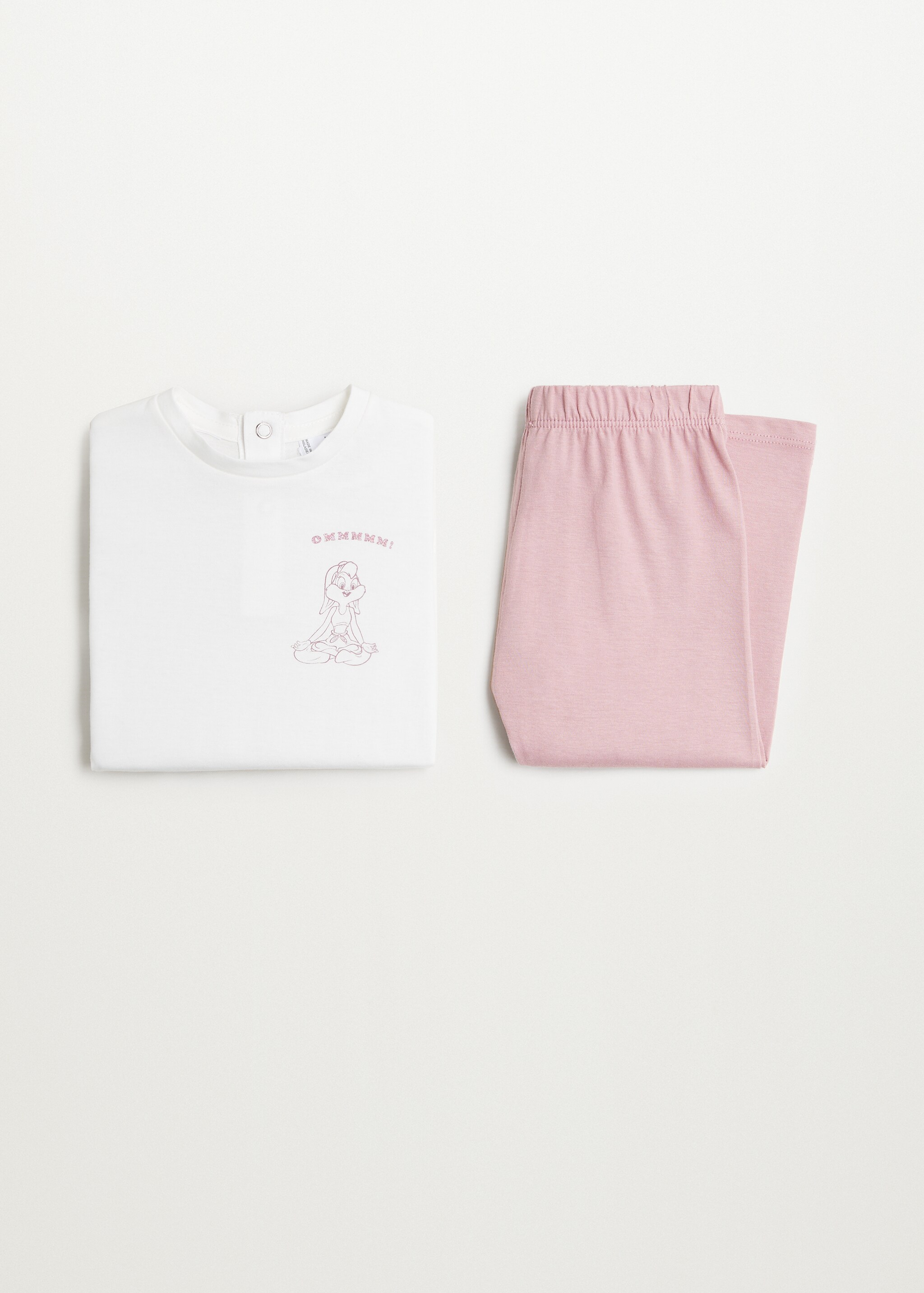 Pijama largo estampado algodón orgánico - Artículo sin modelo